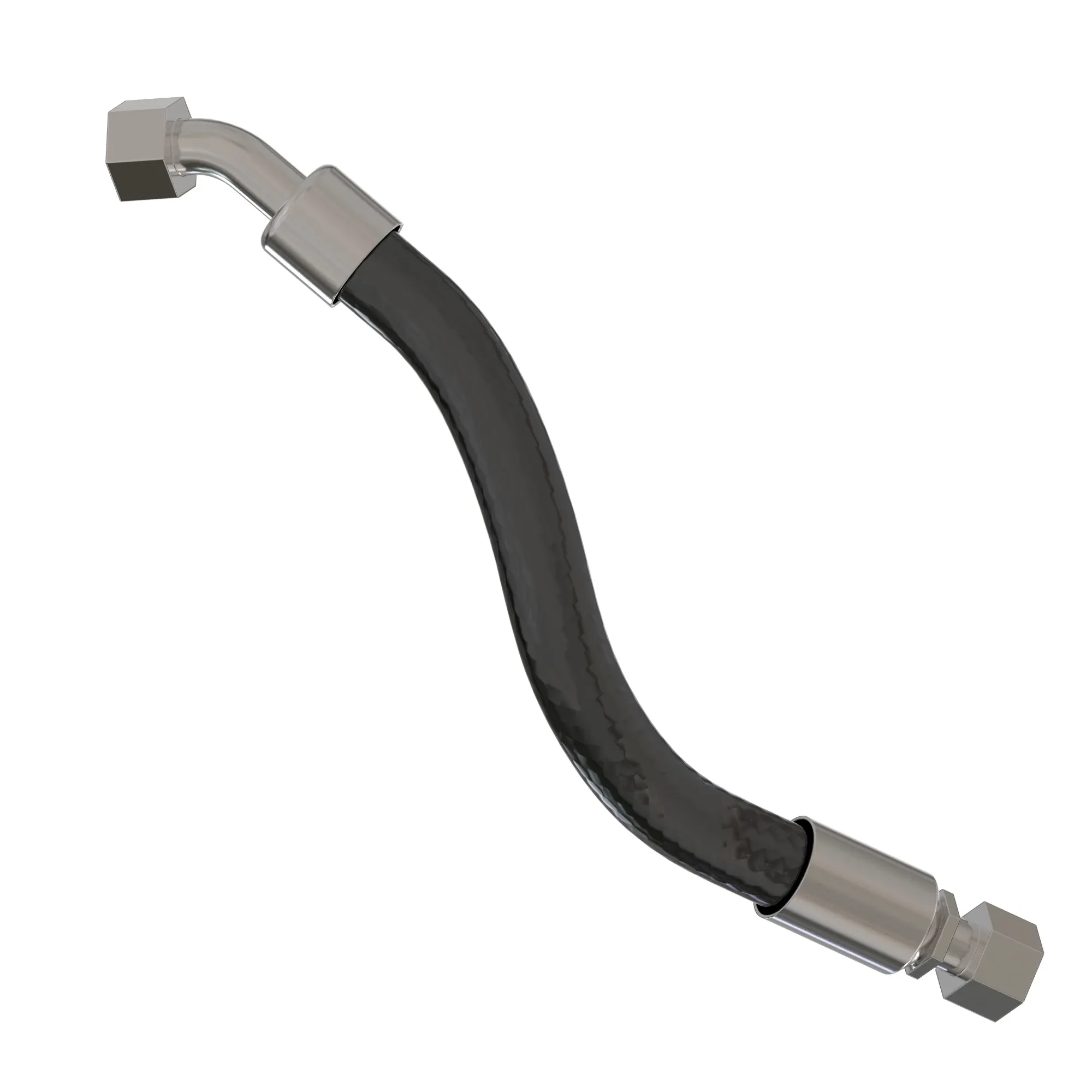 John Deere Control Valve to Hydraulic Pump Hose - AT468556