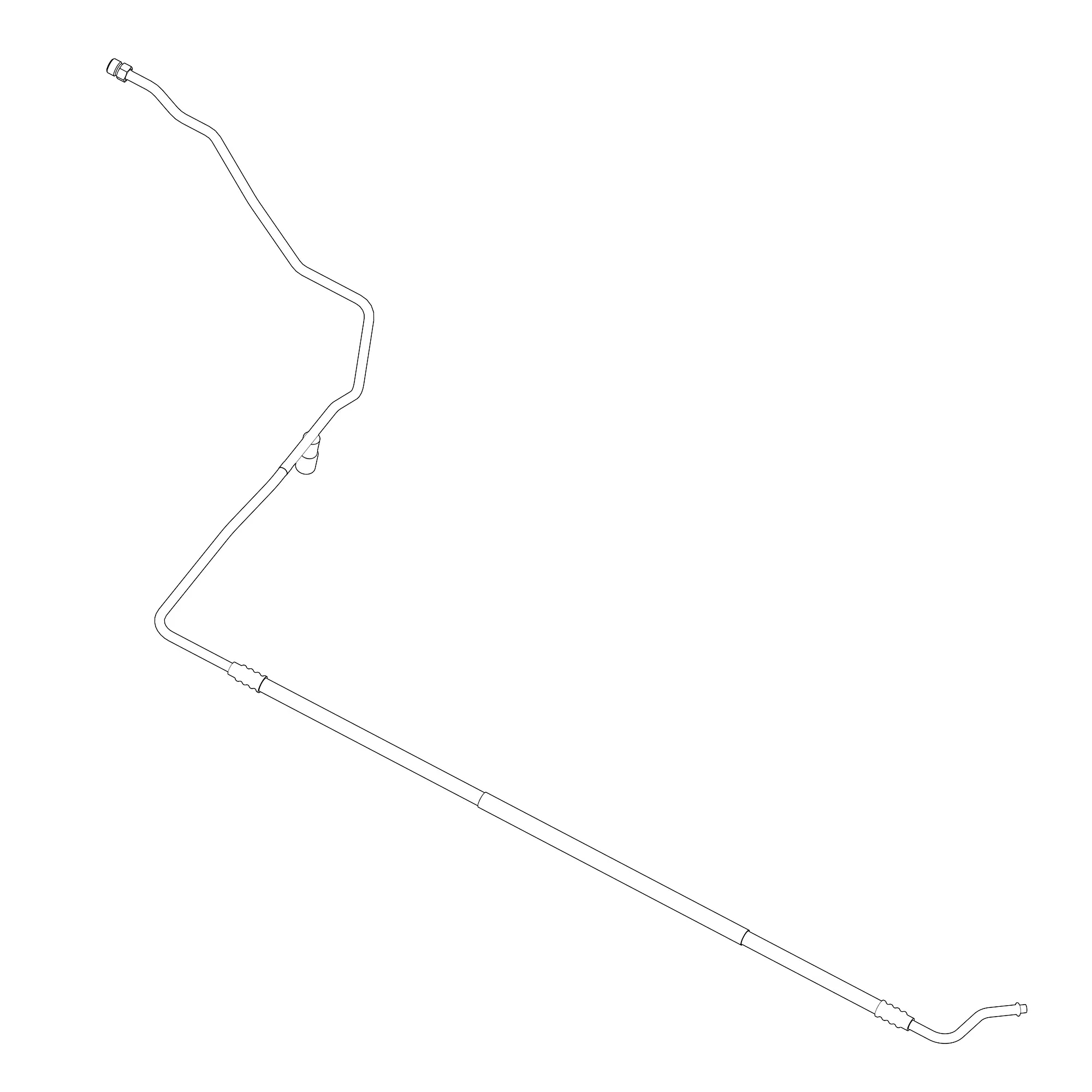 John Deere Refrigerant Pressure Hose - AL229945