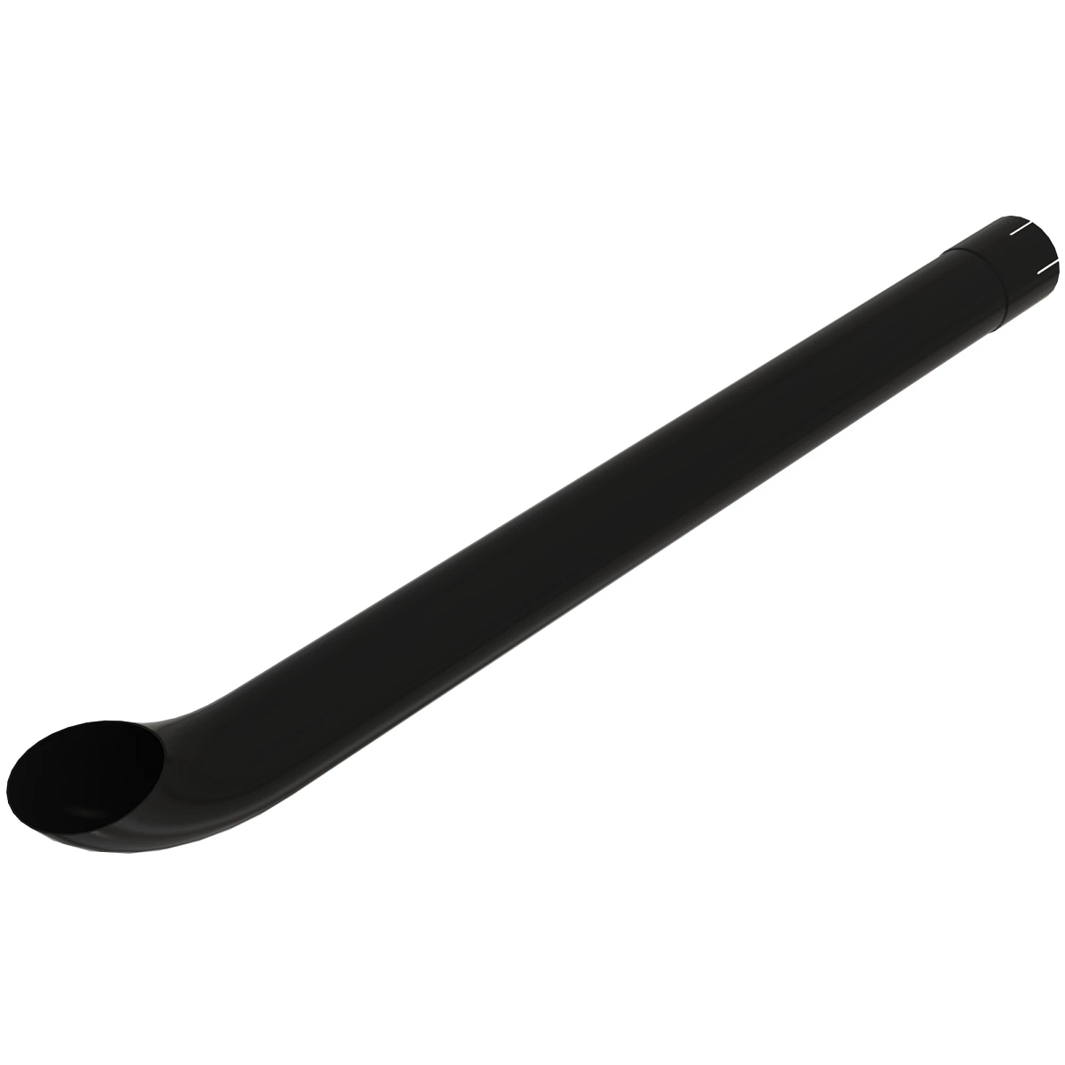Exhaust Stack 4 Inch Painted Black