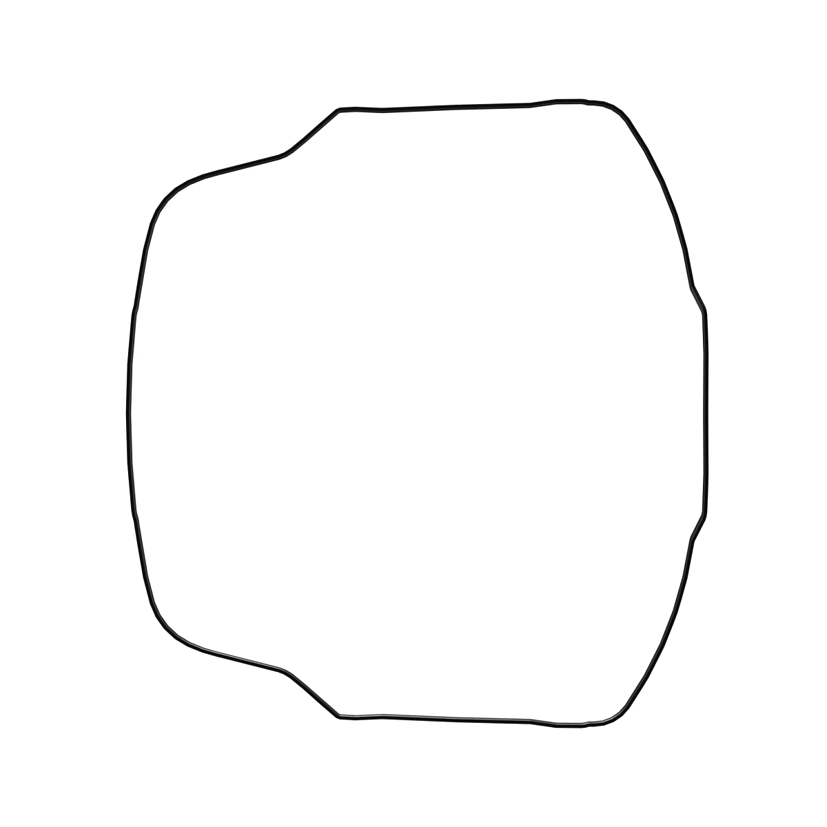 SEAL, BULB SEAL, 1900 ROOF PERIMETE