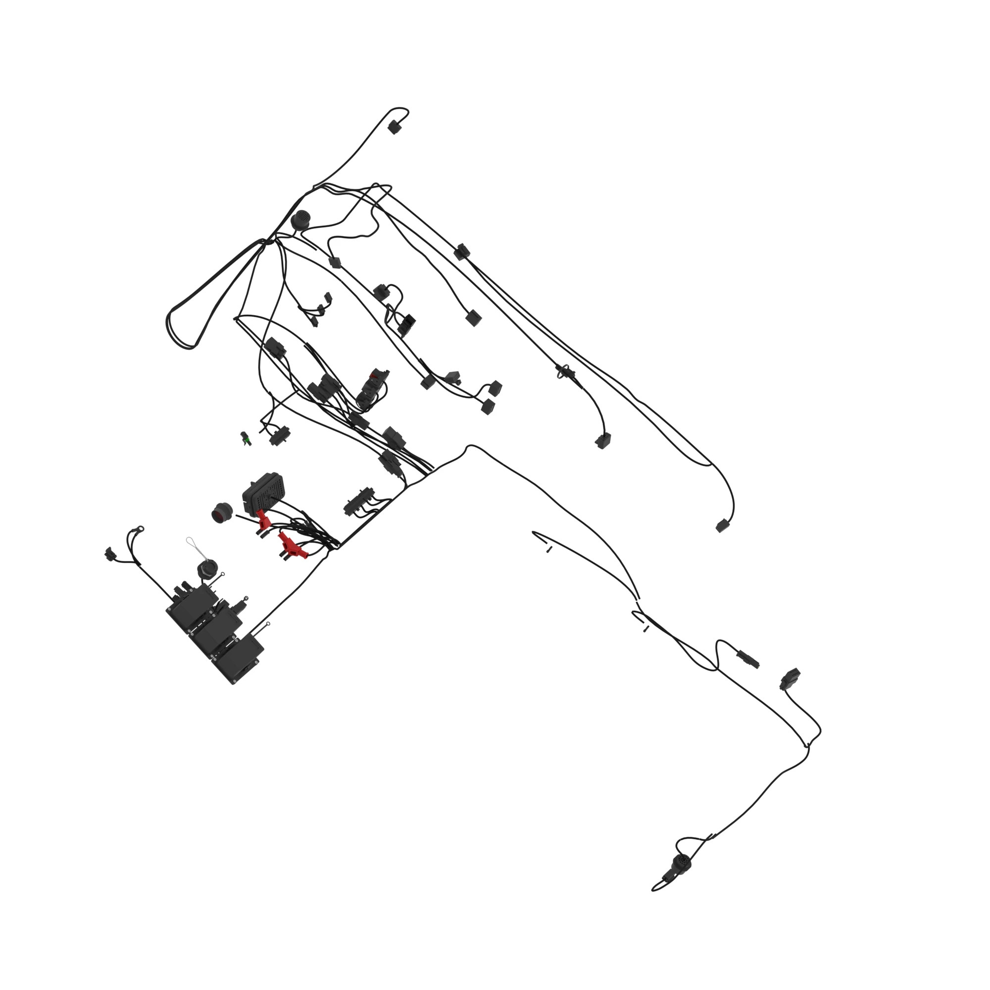 HARNESS, CAB INTERIOR 4WD