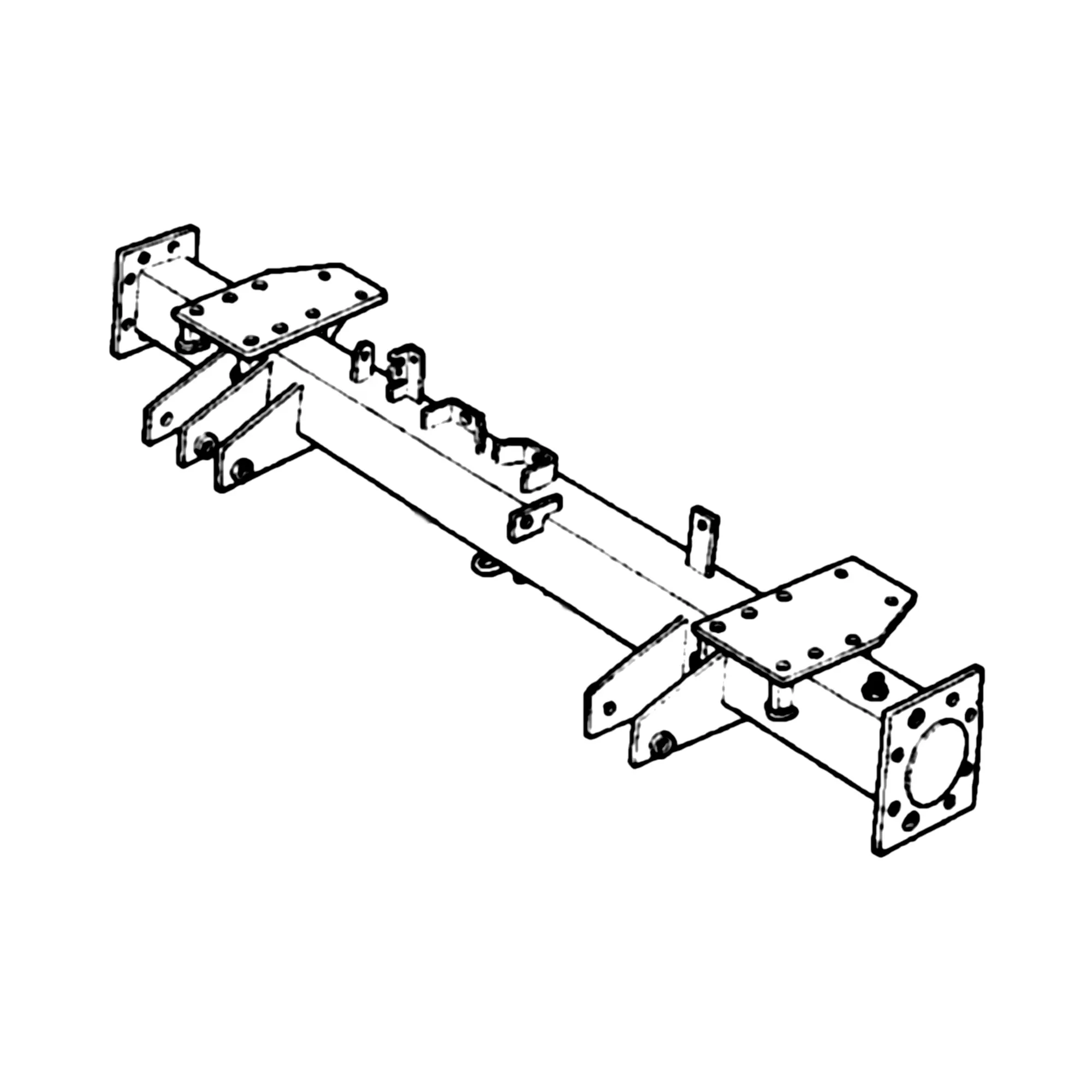 John Deere Walker Front Axle, Grains - DQ24568