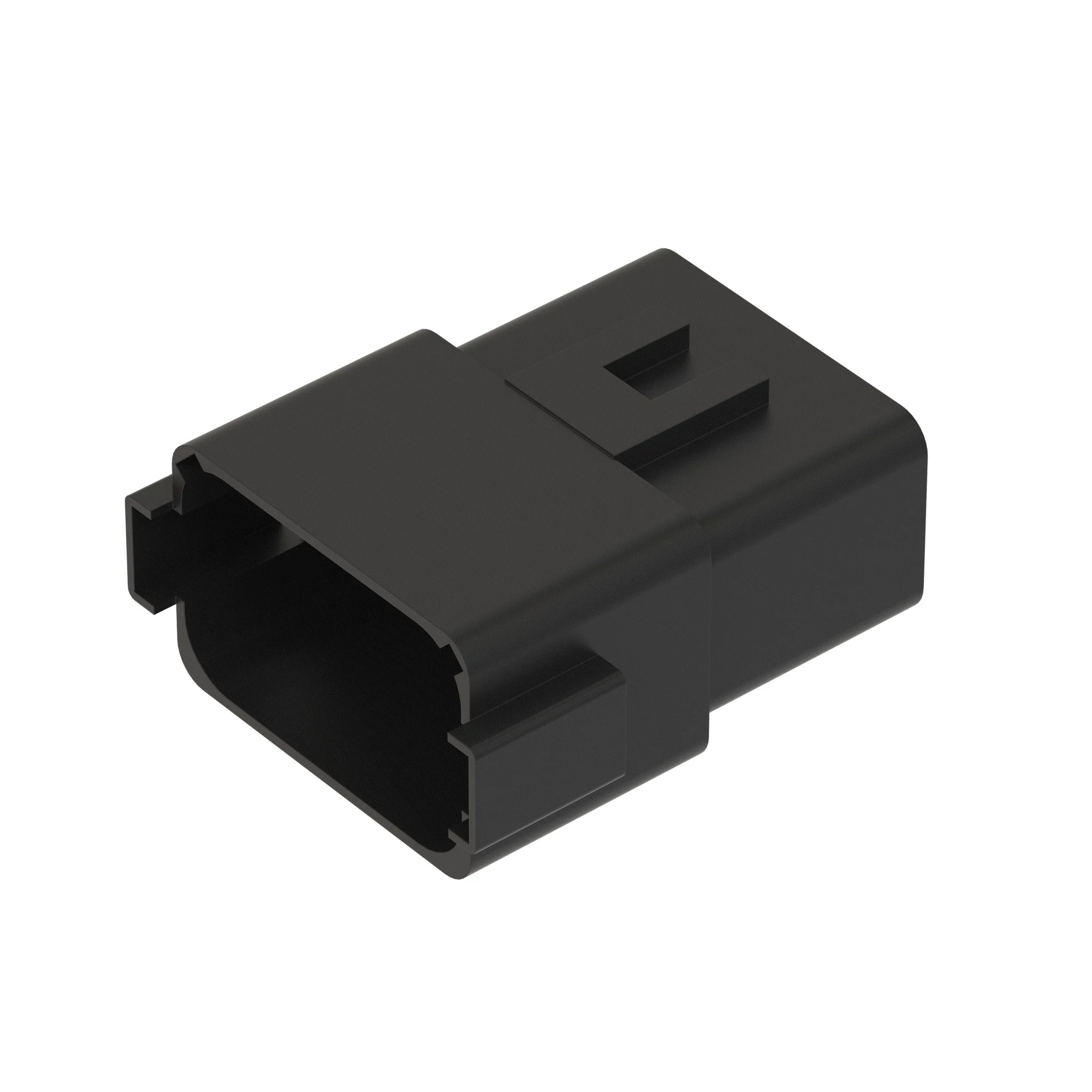 DEUTSCH DT 12W RCPT, A KEYED, BLA