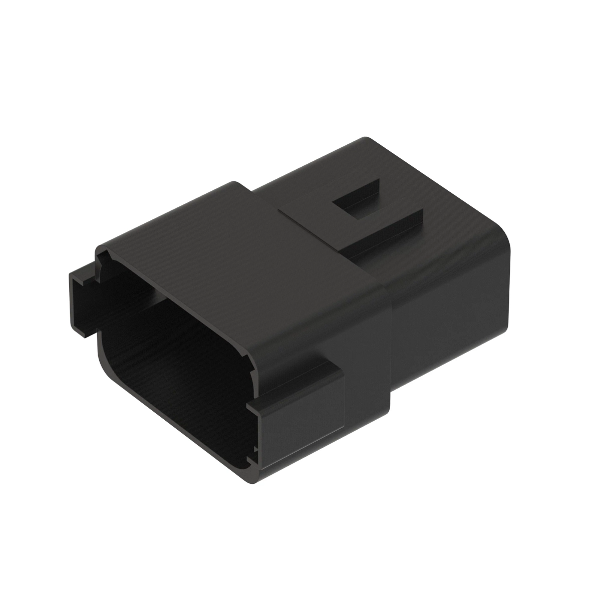 Deutsch Dt 12W Rcpt, a Keyed, Bla