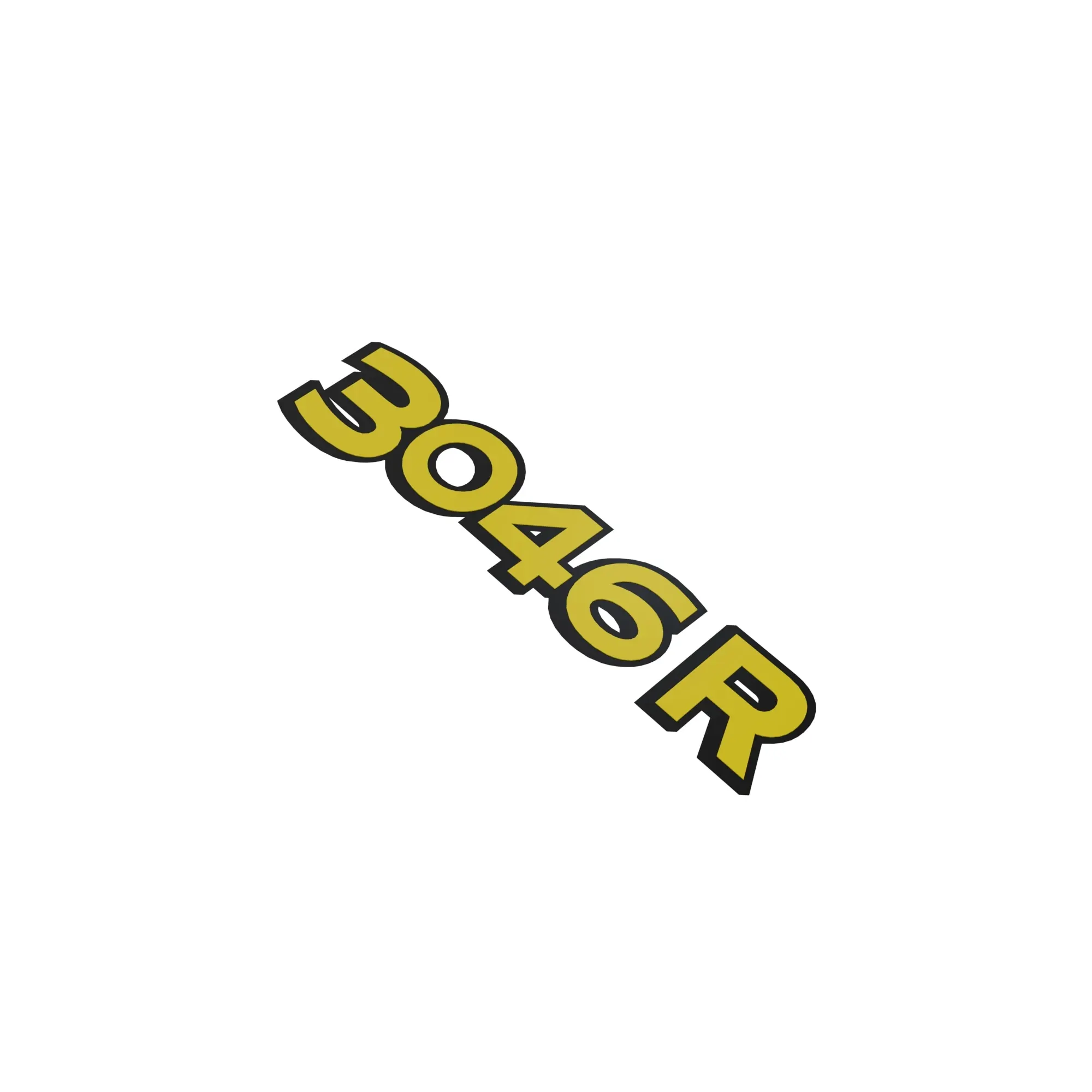 LABEL, MODEL NUMBER, 3046R RH