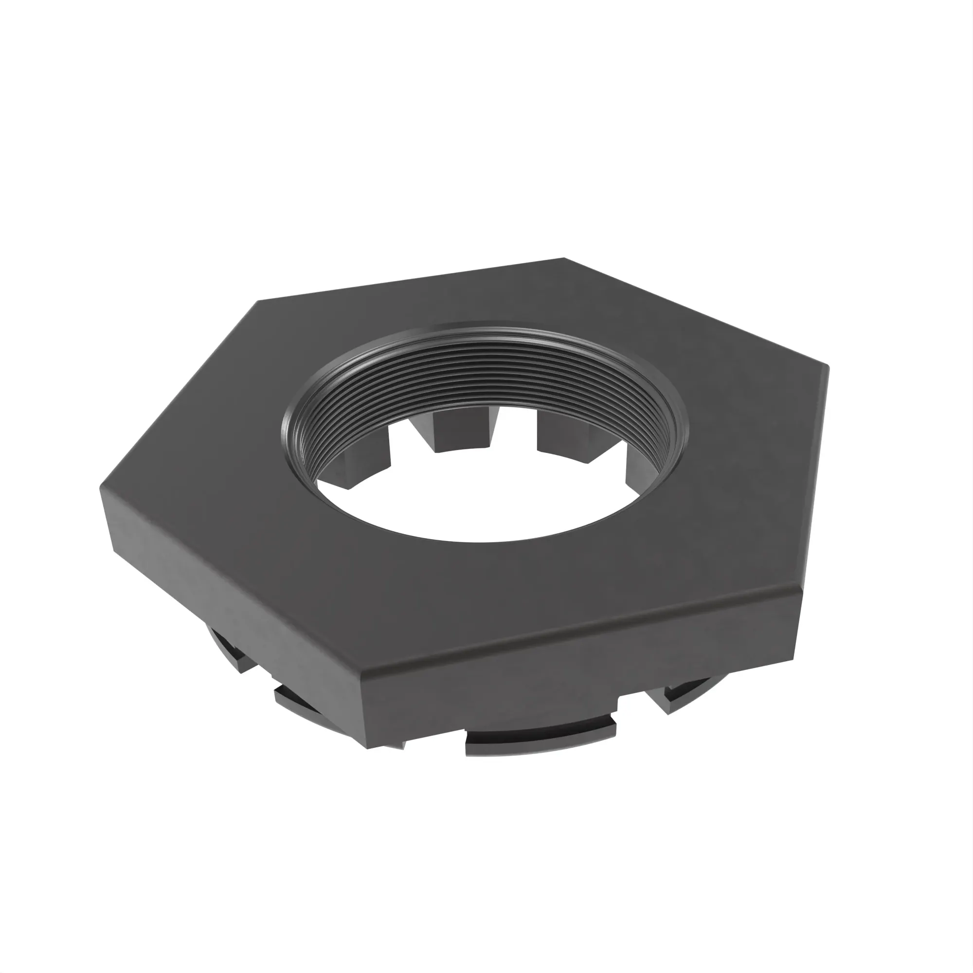 John Deere Hexagonal Slotted Nut, M60 - H129854