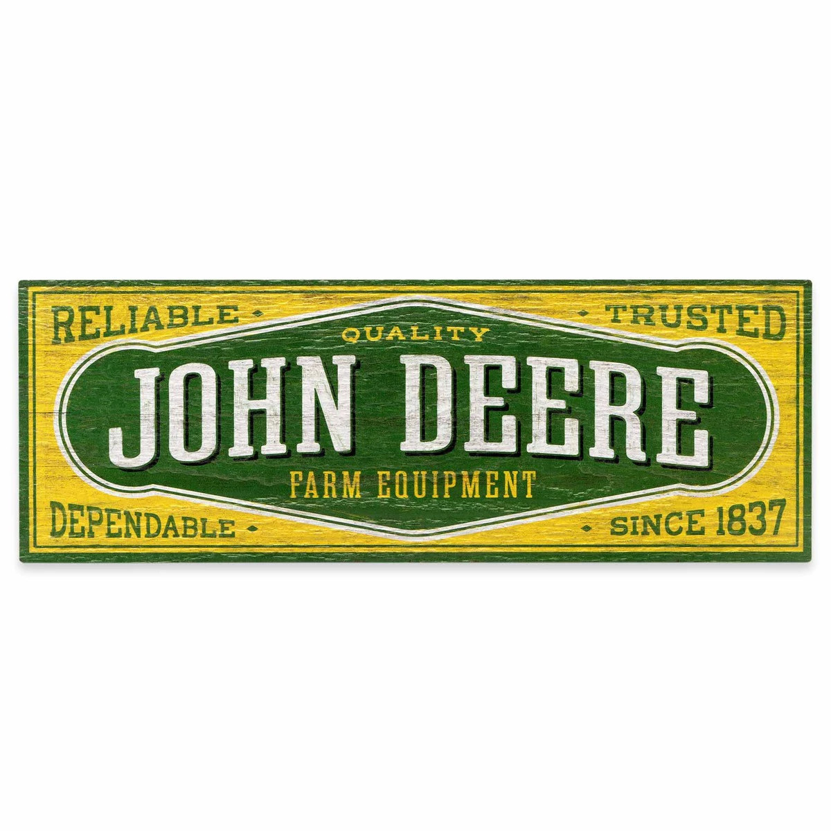 JD Textured Wooden Wall Sign