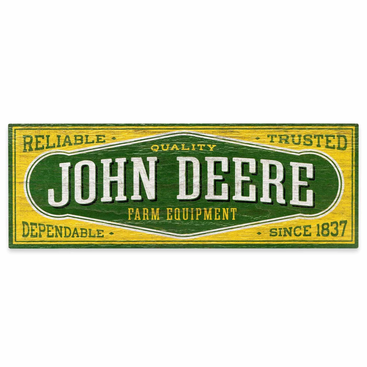 JD Textured Wooden Wall Sign
