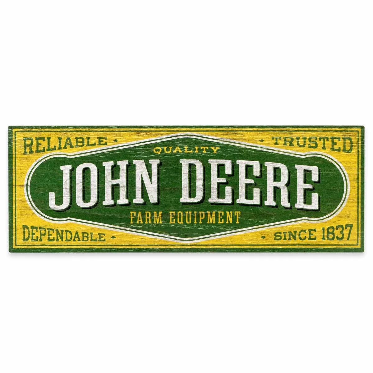 JD Textured Wooden Wall Sign