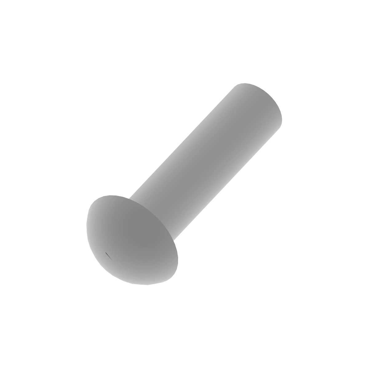 Rivet, Solid, Button Head