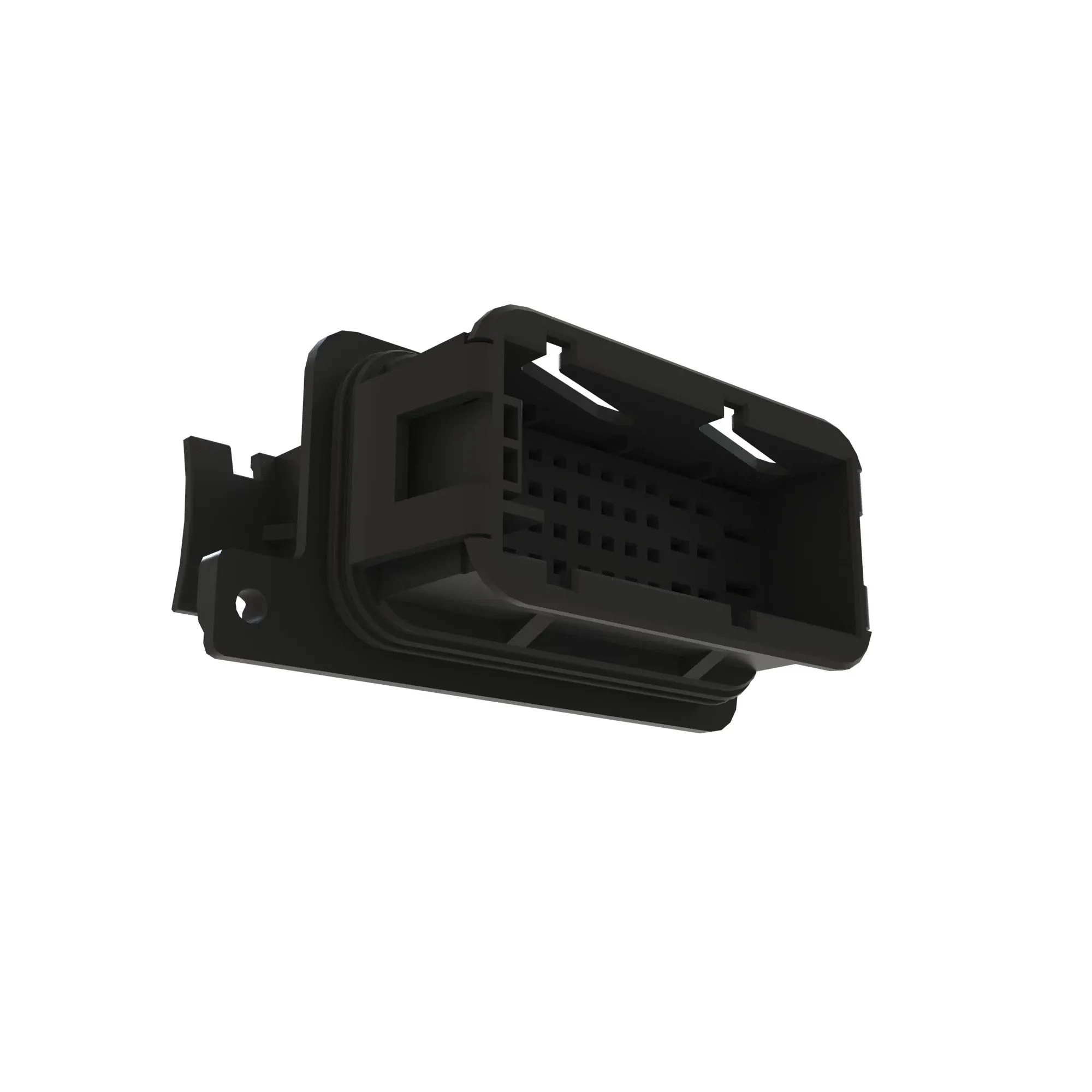 John Deere Black External Electrical Connector Housing, 42 Cavities - 57M8167