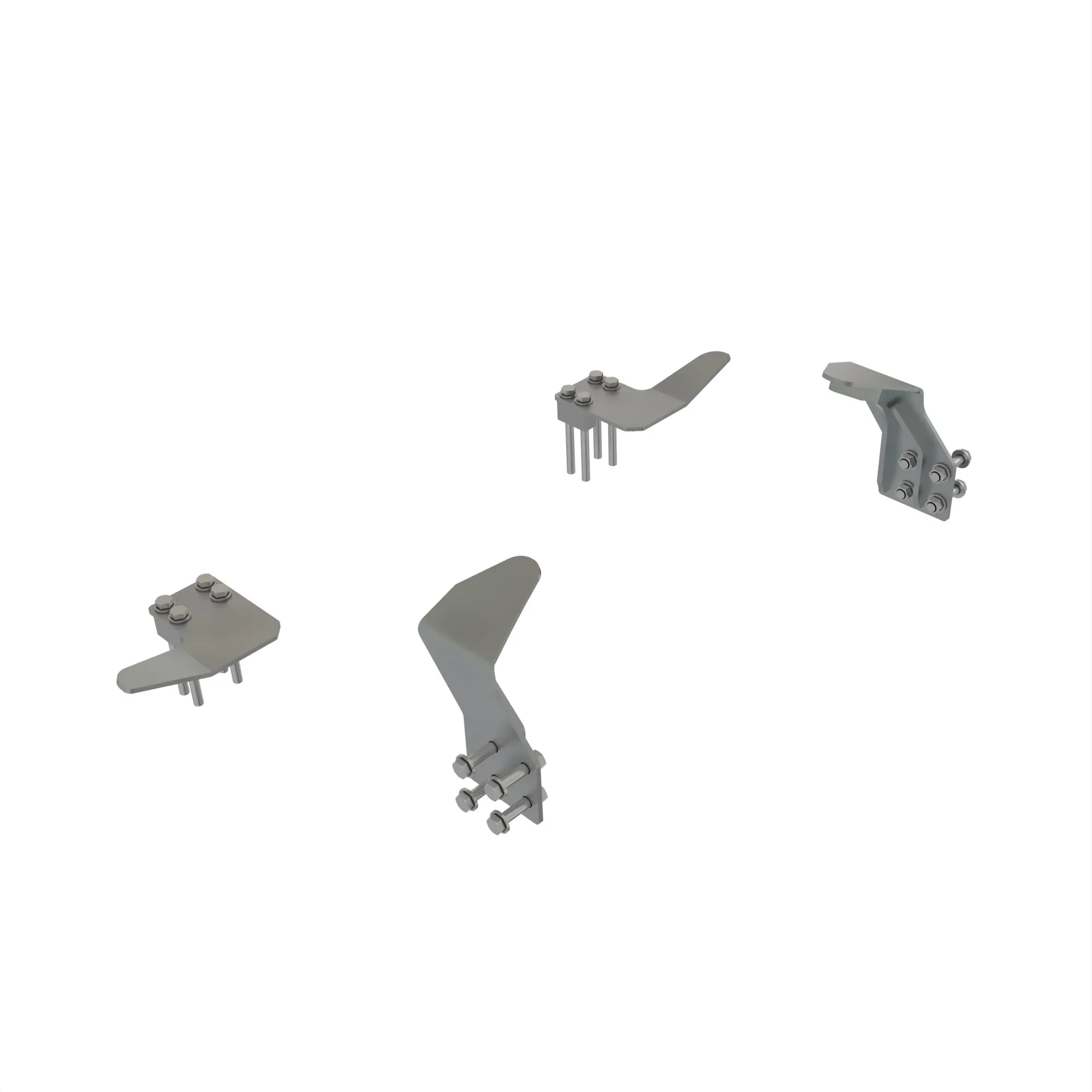 John Deere Wide Track Debris Shield Scraper Kit - BRE10358