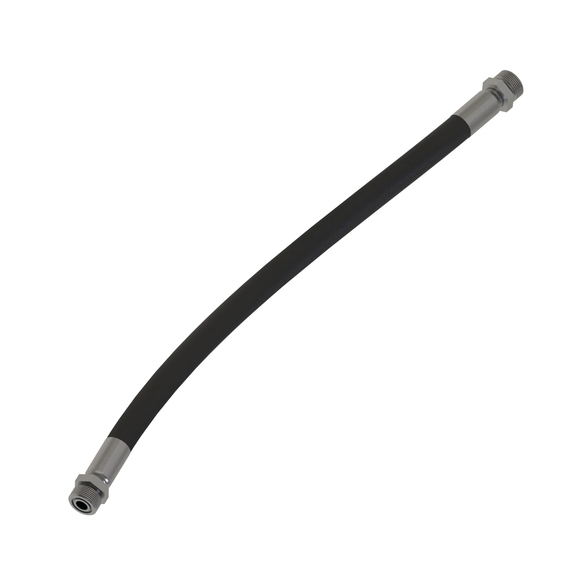 John Deere Hydraulic Hose with Straight End Fittings - AT507100