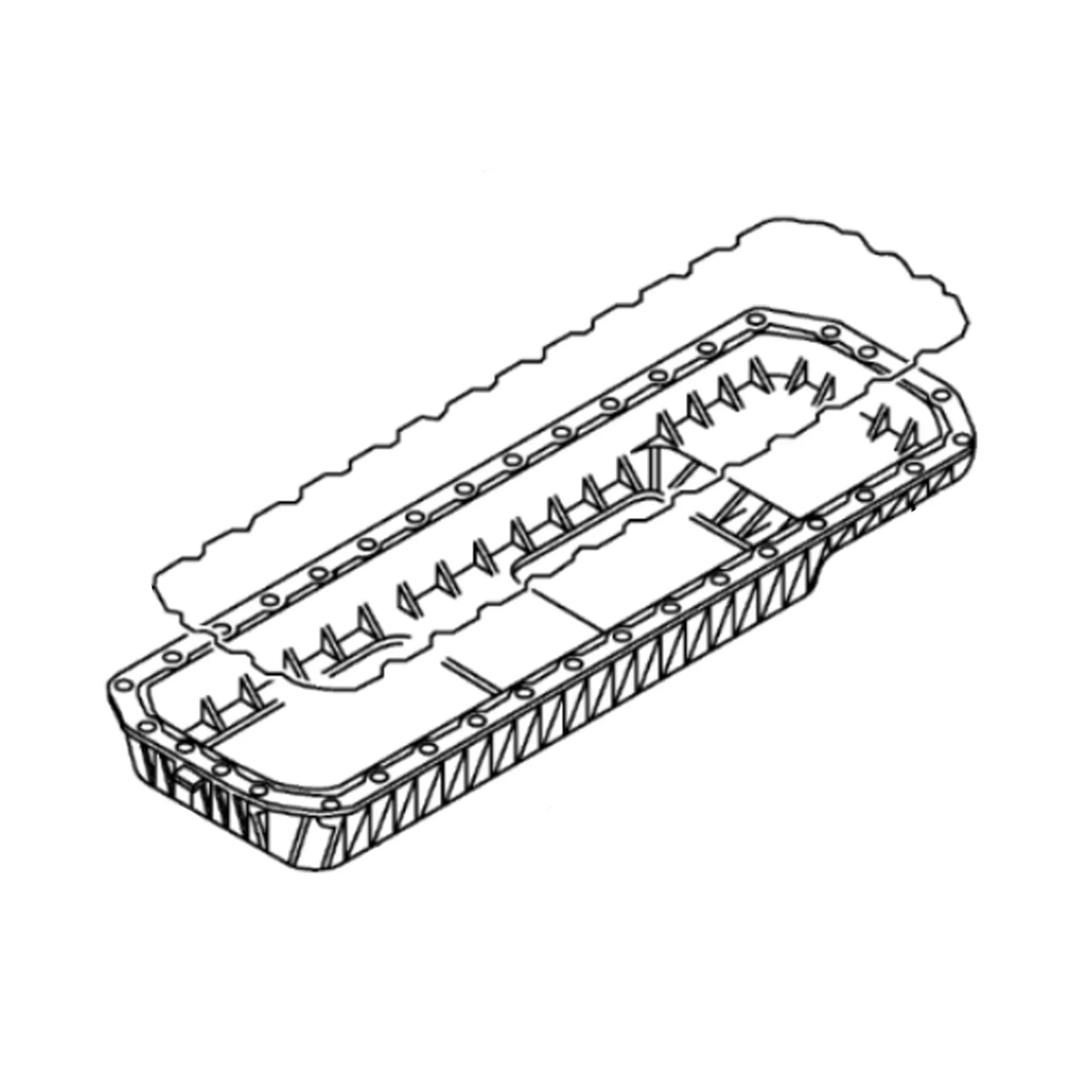 John Deere Oil Pan Spacer - 8980900130