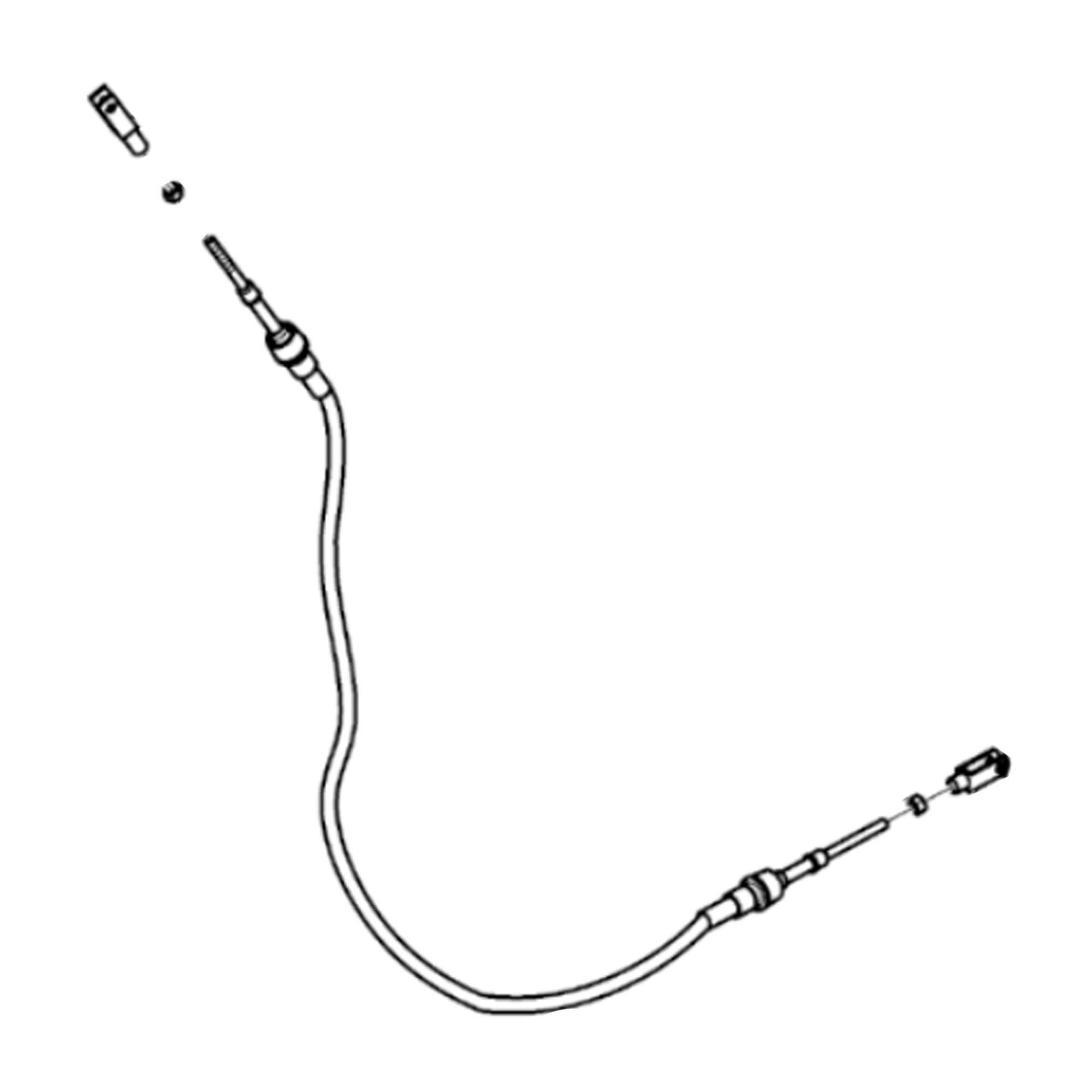 John Deere Range Shift Lever Push Pull Cable - DQ53145