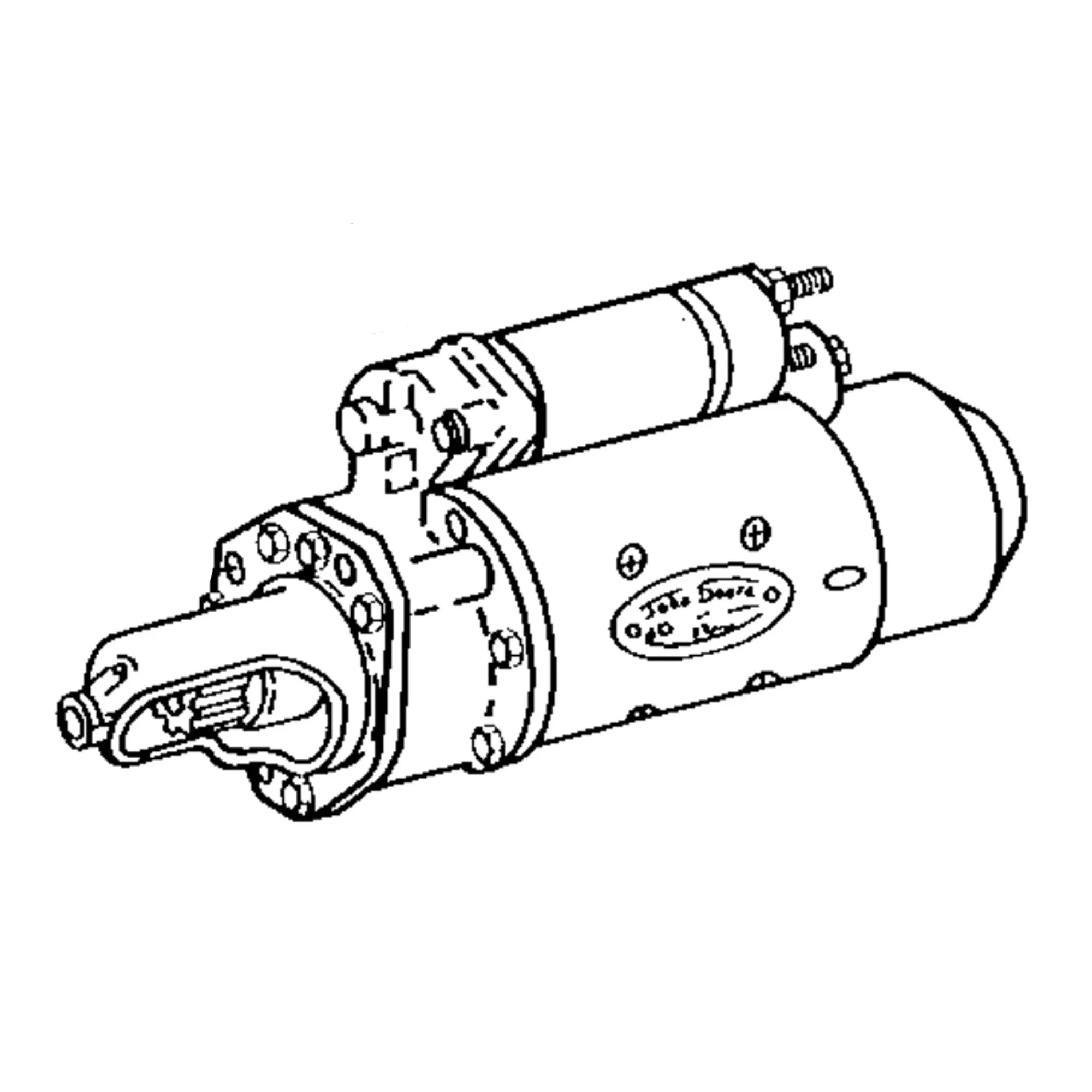 John Deere Reman REMAN Starter Motor, 24 Volts - TY6797