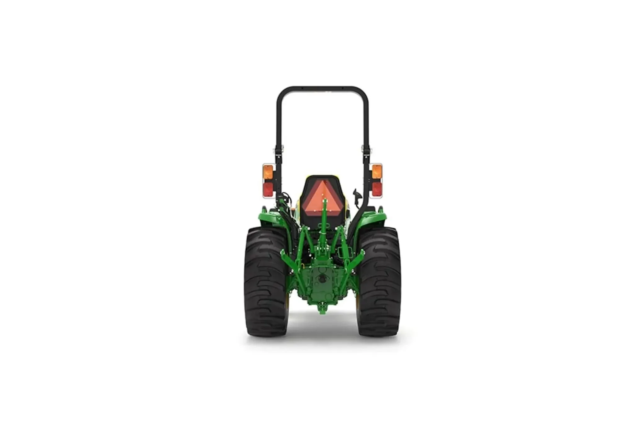 Studio image with a rear view of 3046R Compact Tractor