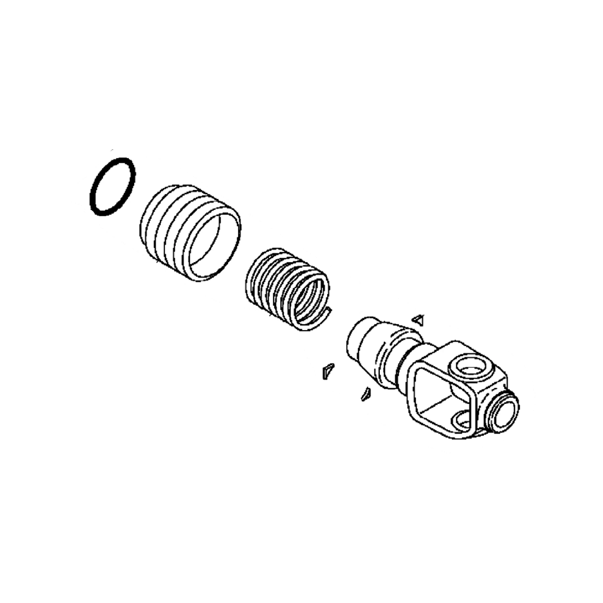 Universal Joint Yoke, W/Slide