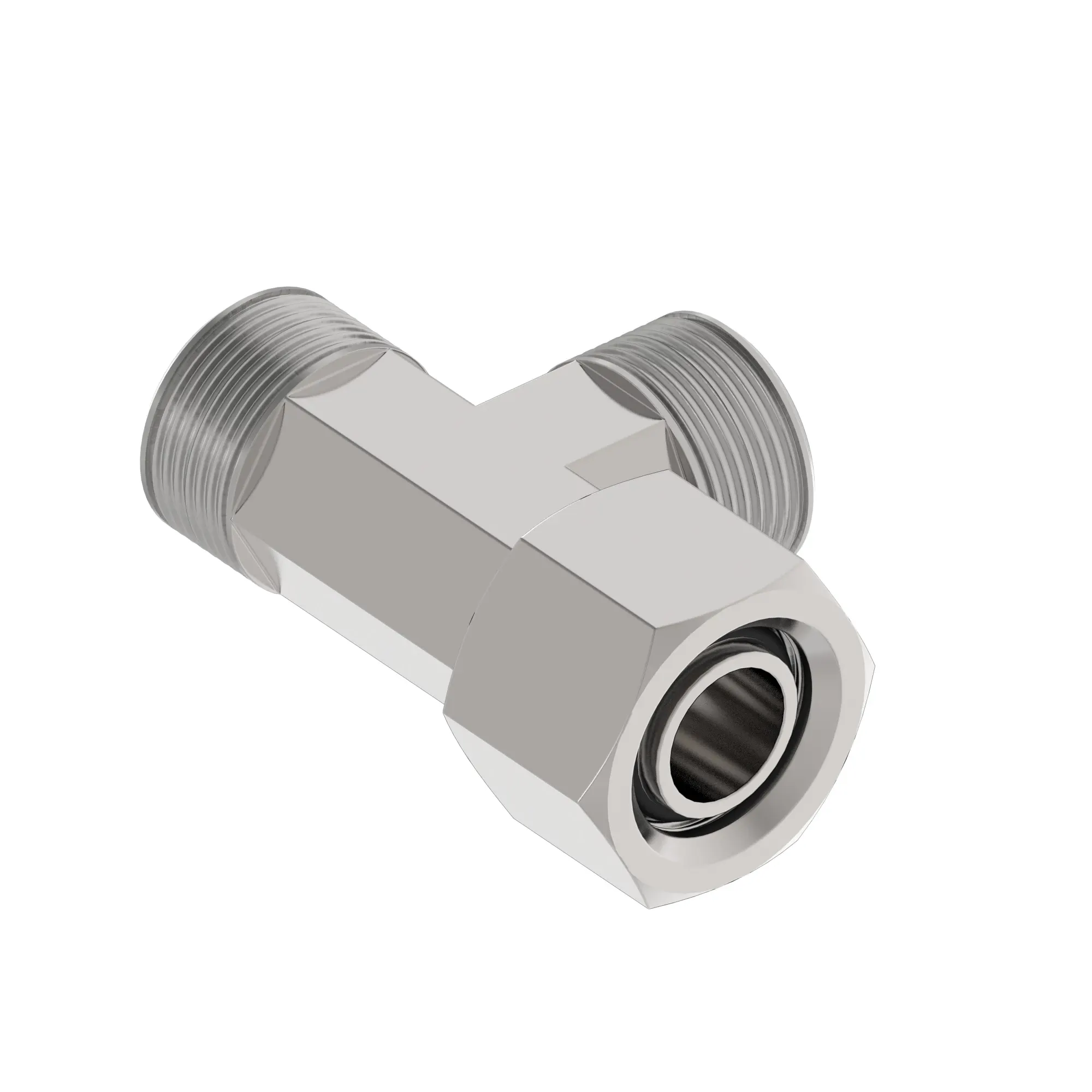 CONNECTOR, SWIVEL NUT RUN TEE- L15
