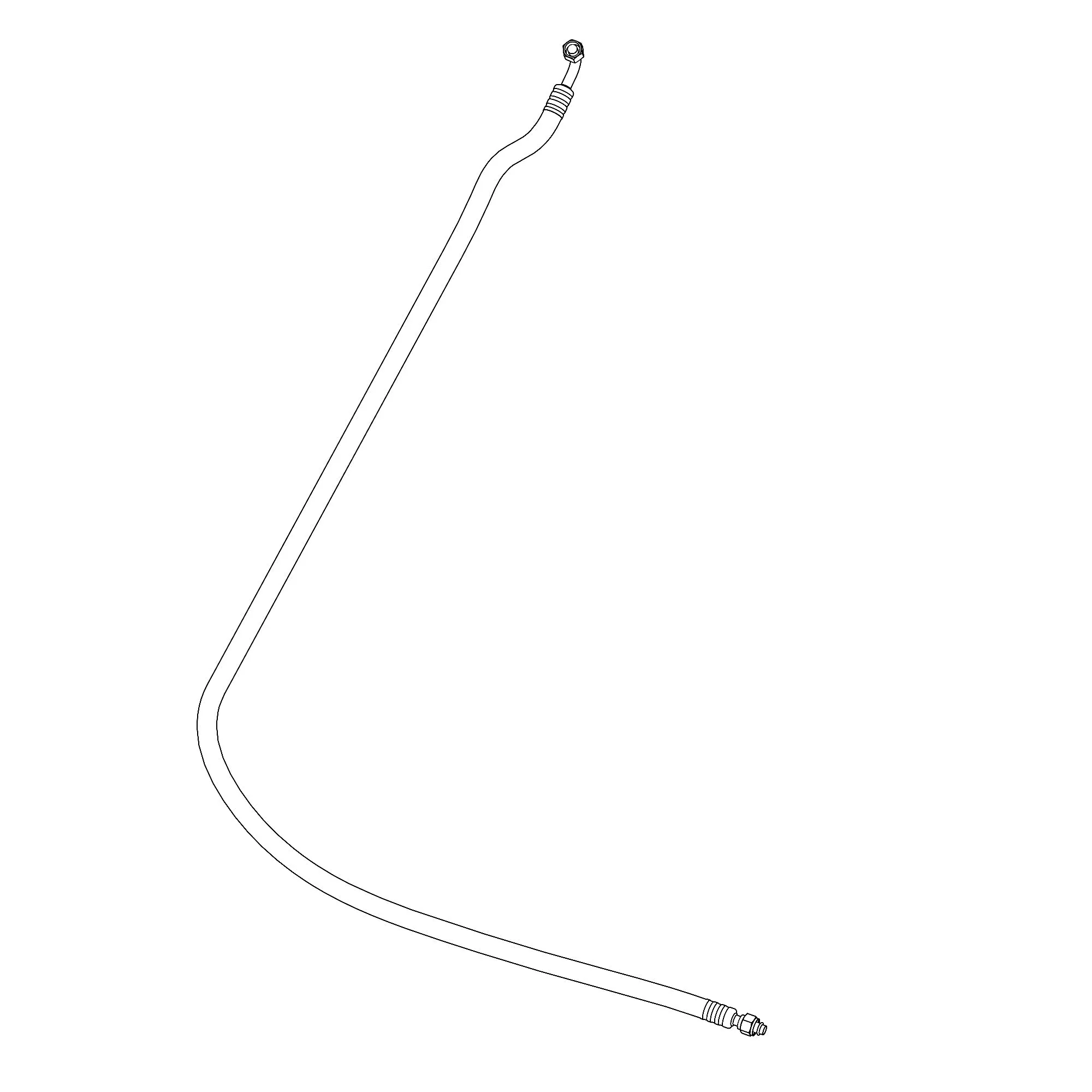 John Deere Refrigerant Hose - F123926