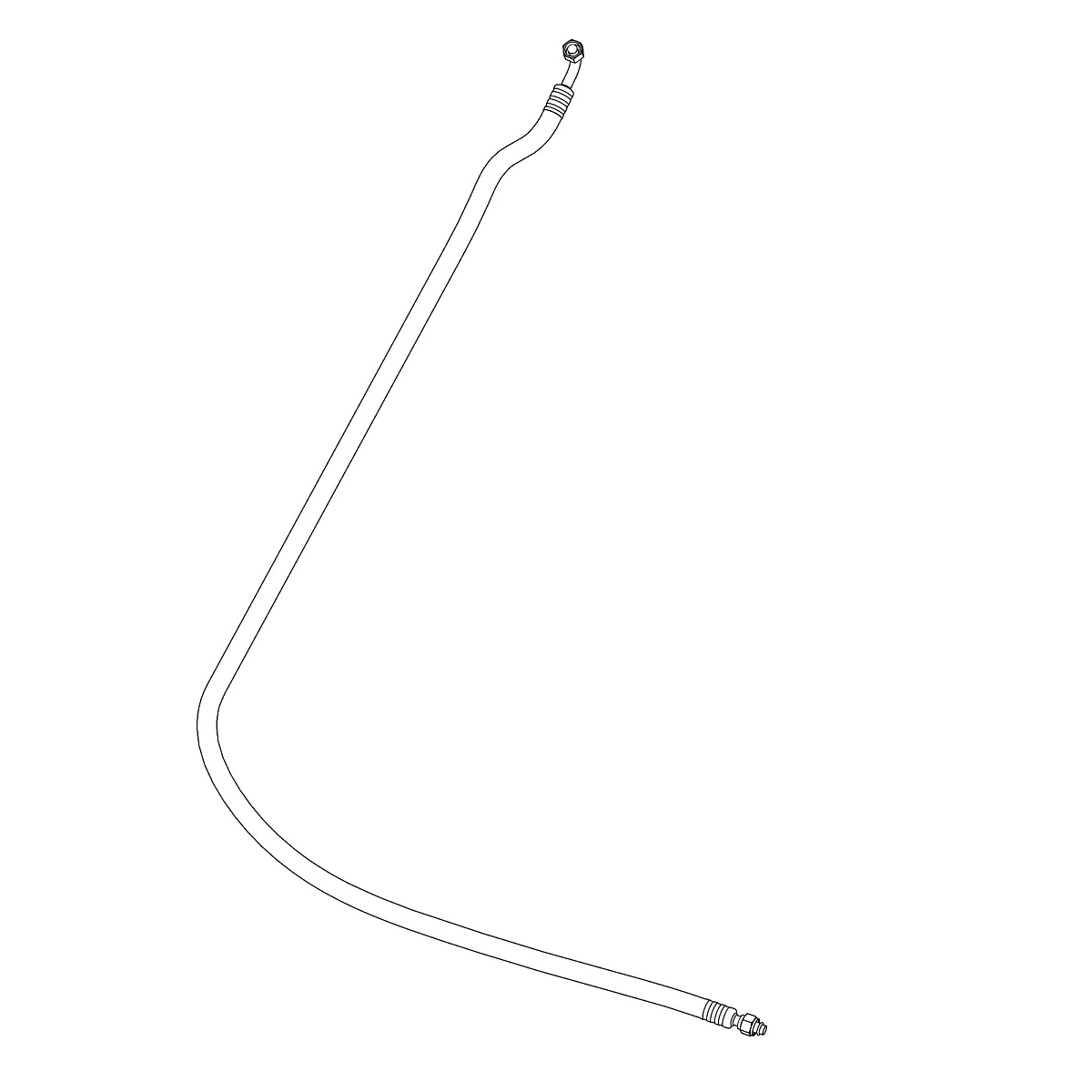 Refrigerant Hose, AC Unit to Filter
