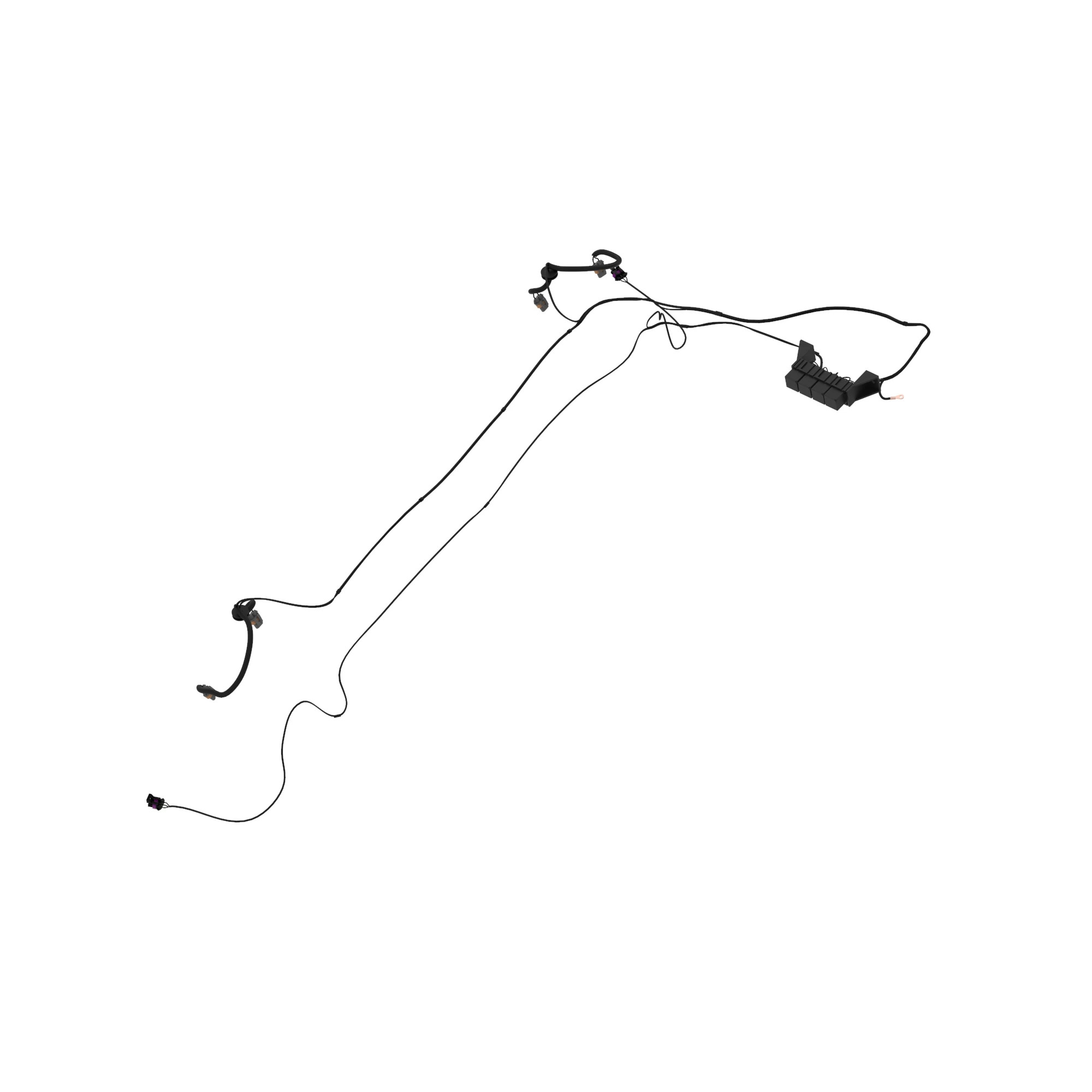 CAB WIRE HARNESS,ROOF FLOOD/LOADER