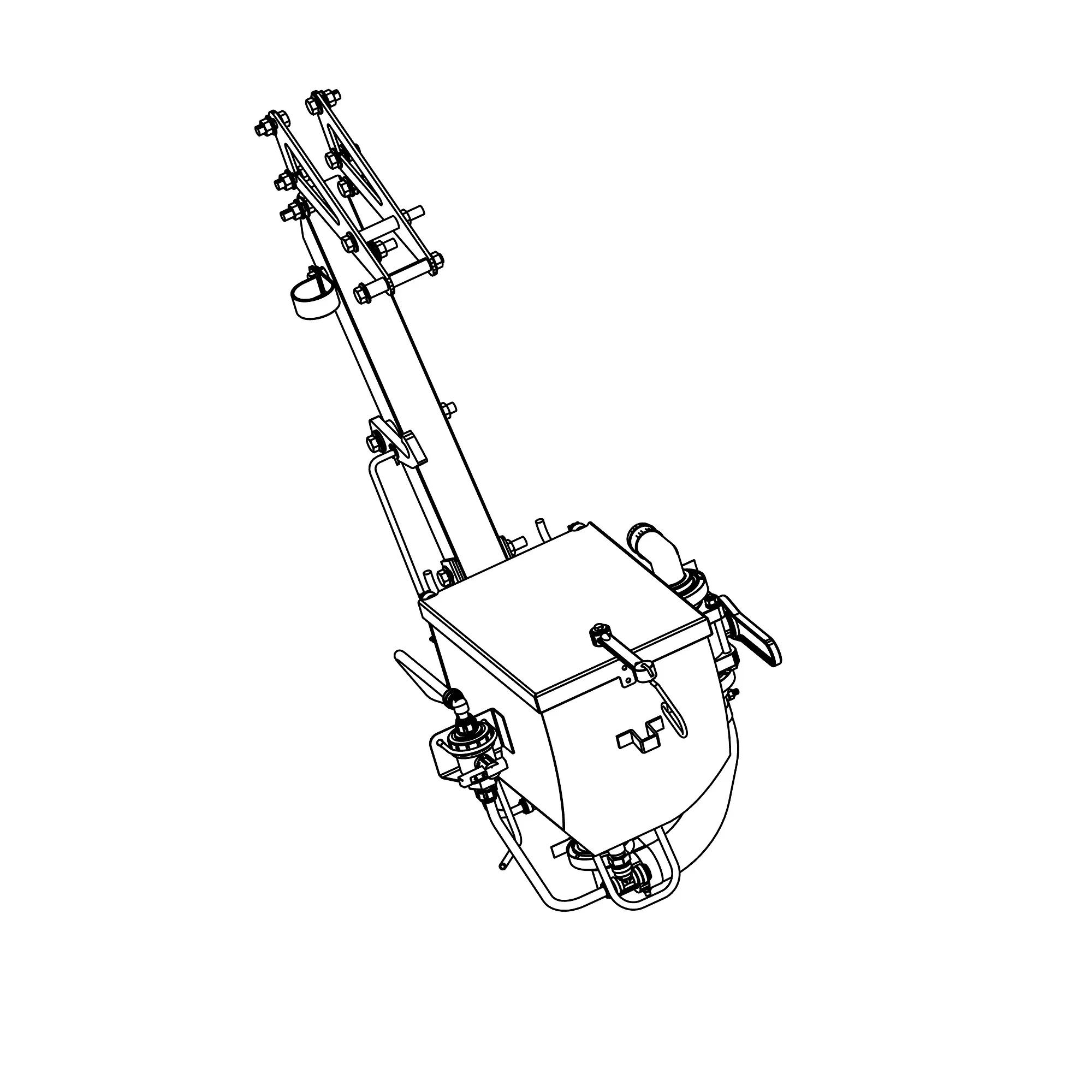 John Deere Stainless Steel Chemical Eductor Tank Attachment - BN202396