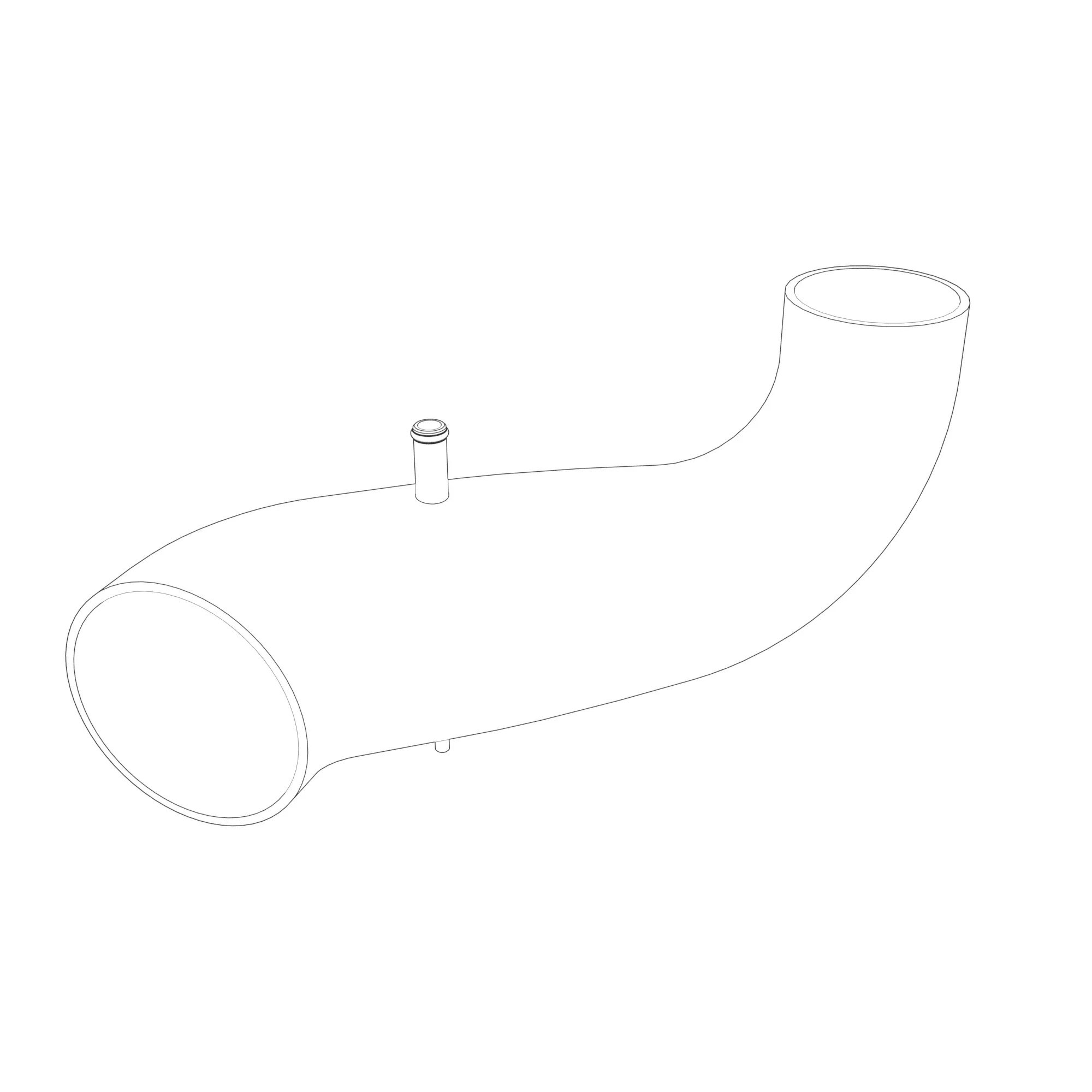 John Deere Air Cleaner Air Duct - DQ70549
