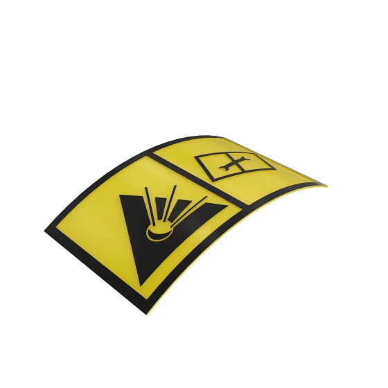 John Deere Thermal Combustion Safety Label - L113583