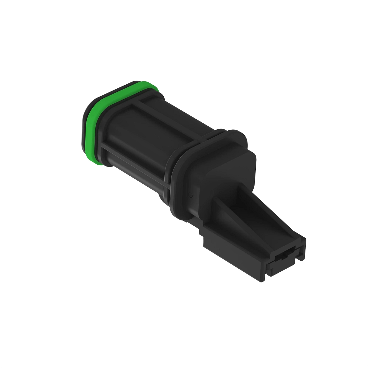 CONN TYCO DT 2W FS BLK PLSTC