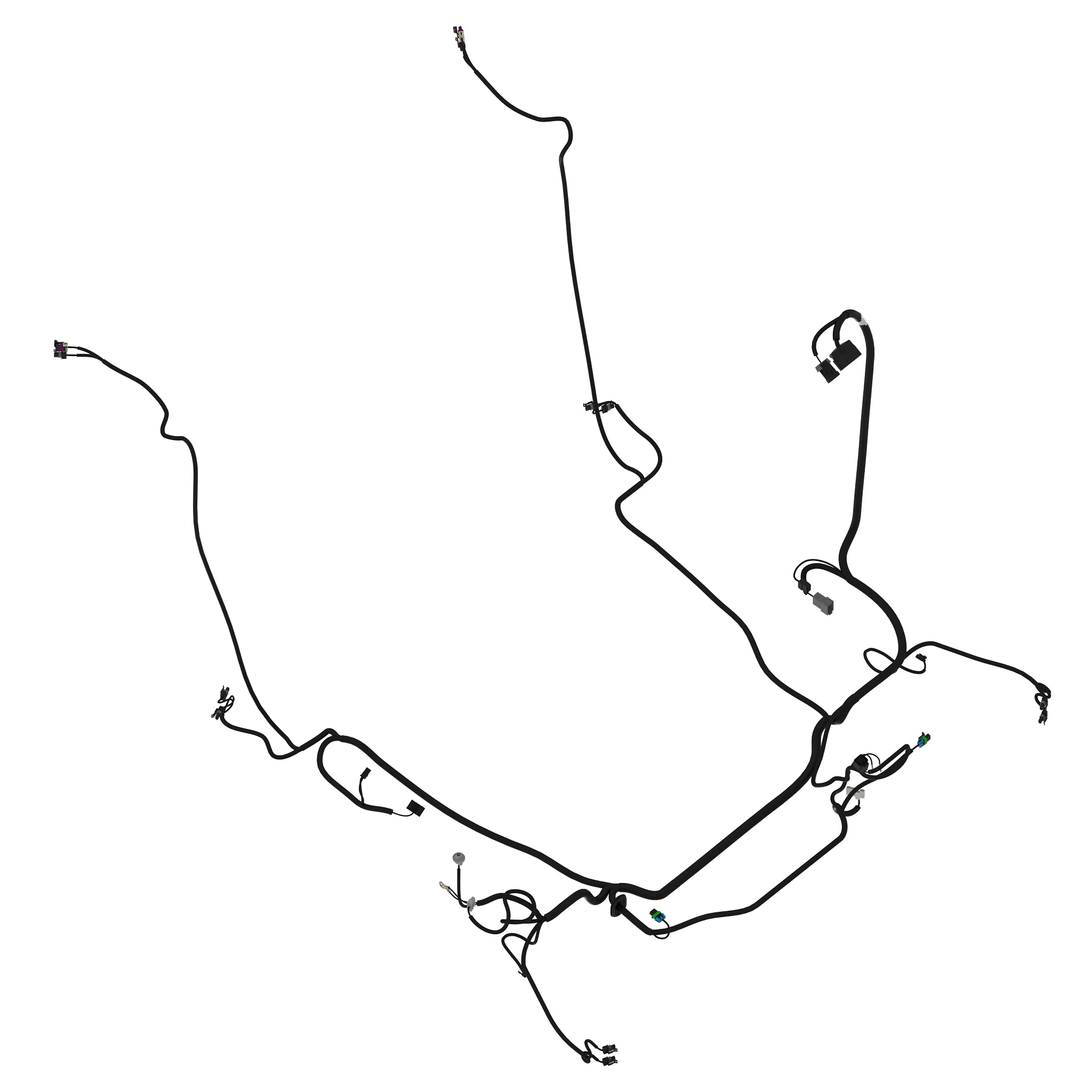 John Deere Premium Cab Roof Wiring Harness - TA22111