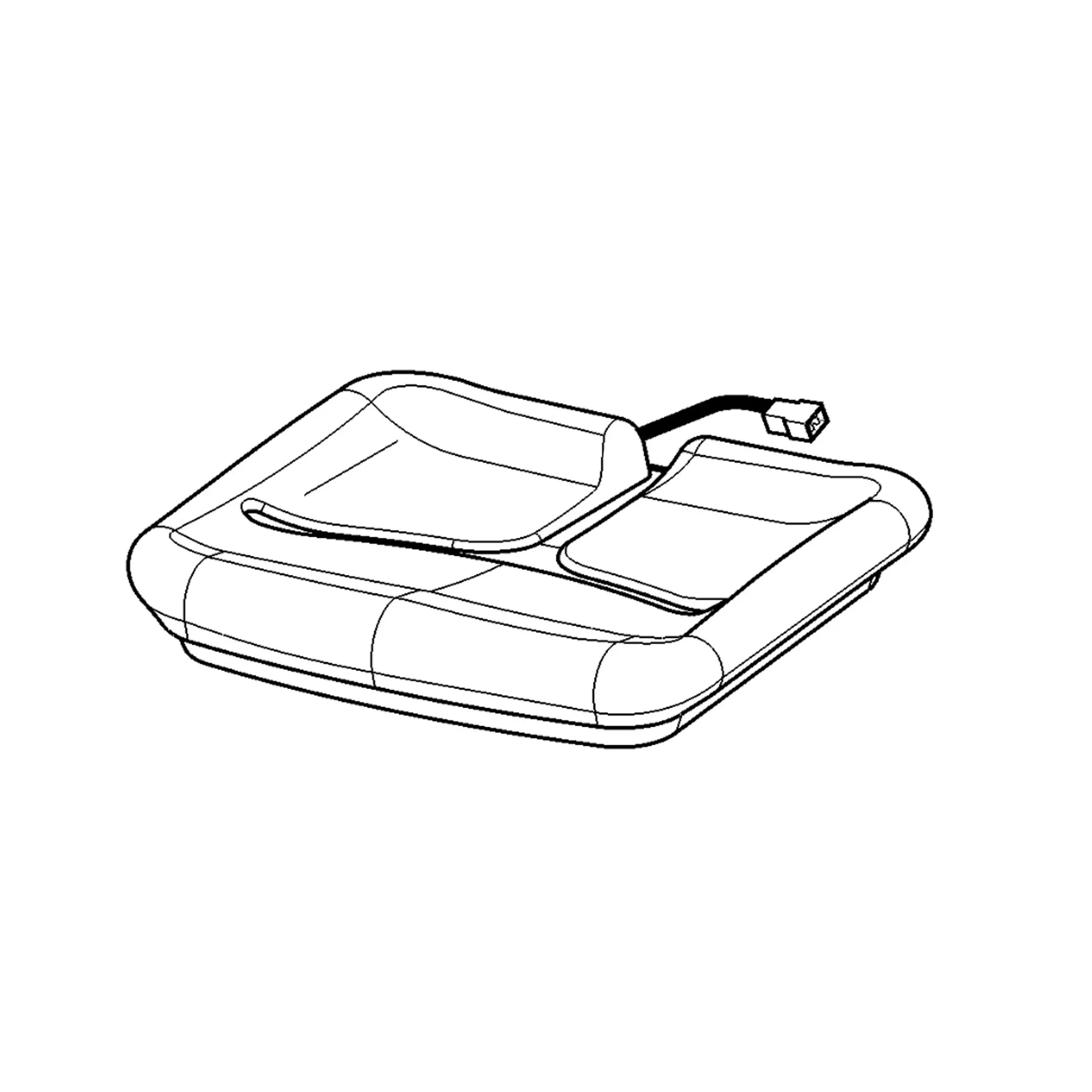 John Deere Vinyl Seat Cushion - ER261272