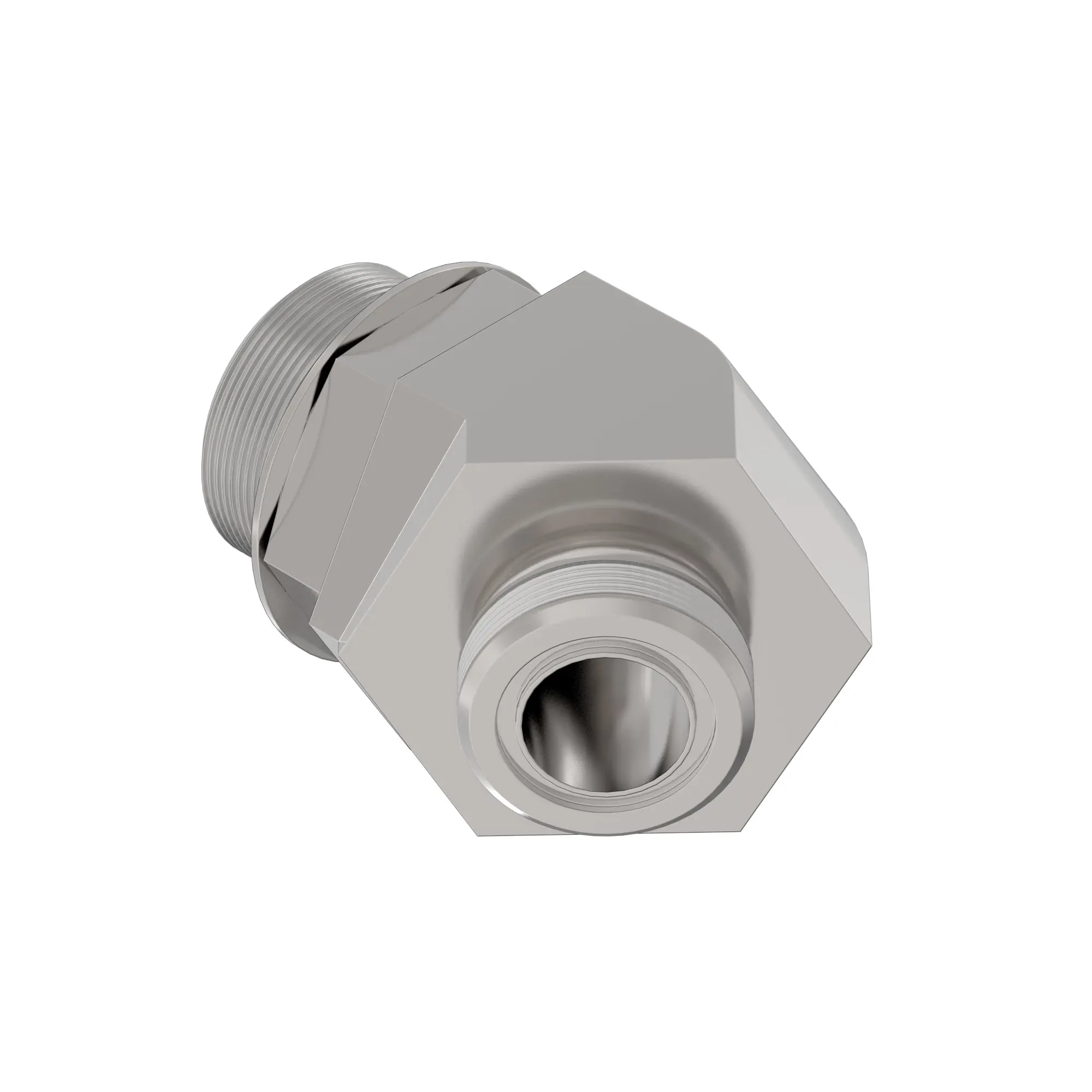 45 DEG STRAIGHT THREAD,O-RING FSF