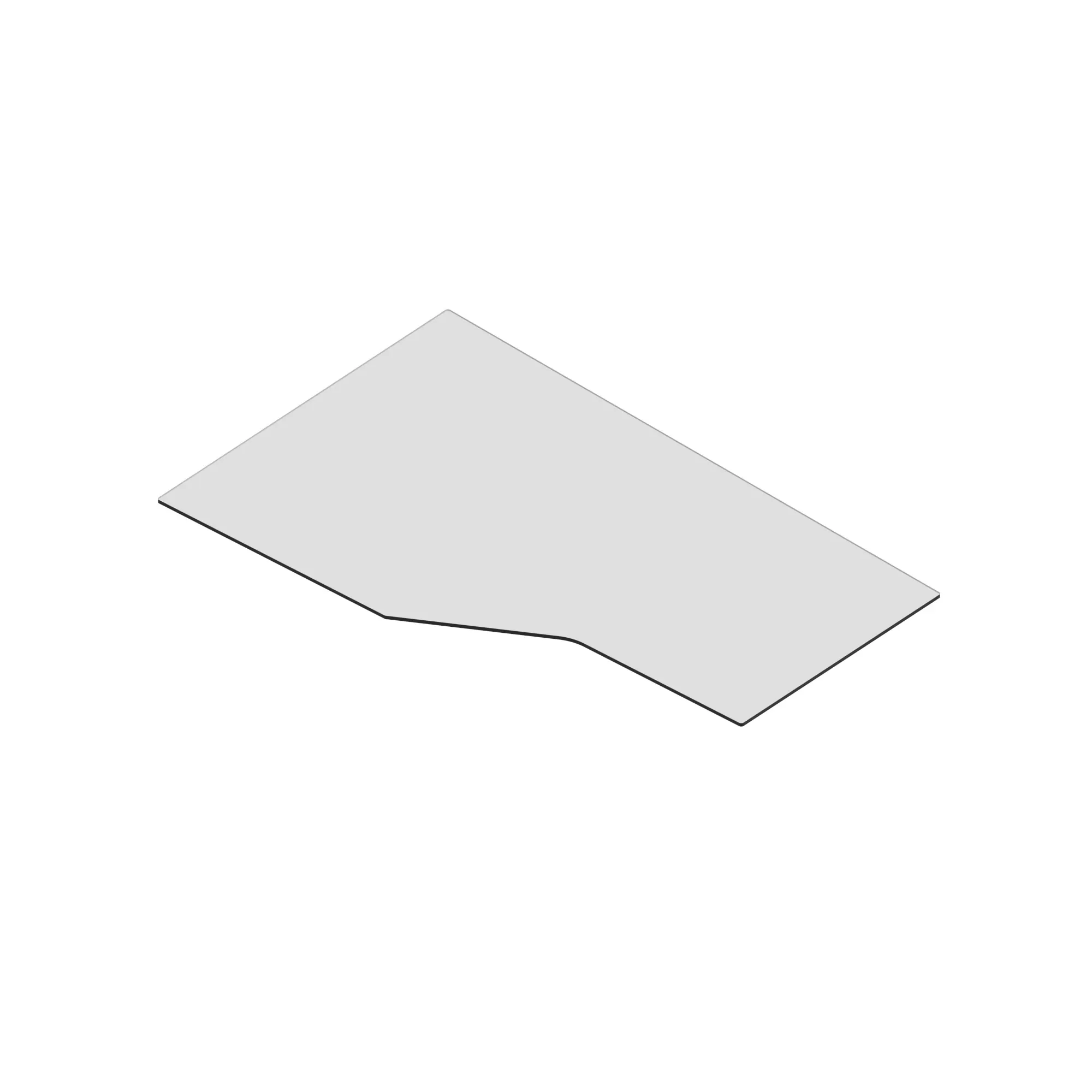 LH STATIONERY WINDOW GLASS