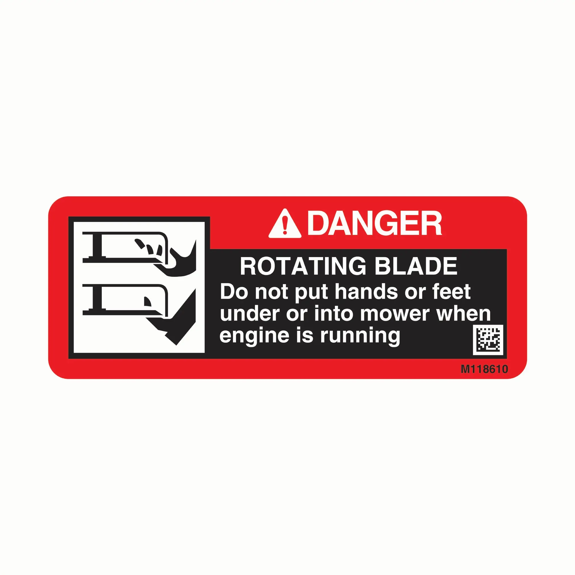 John Deere Safety Sign, English - M118610