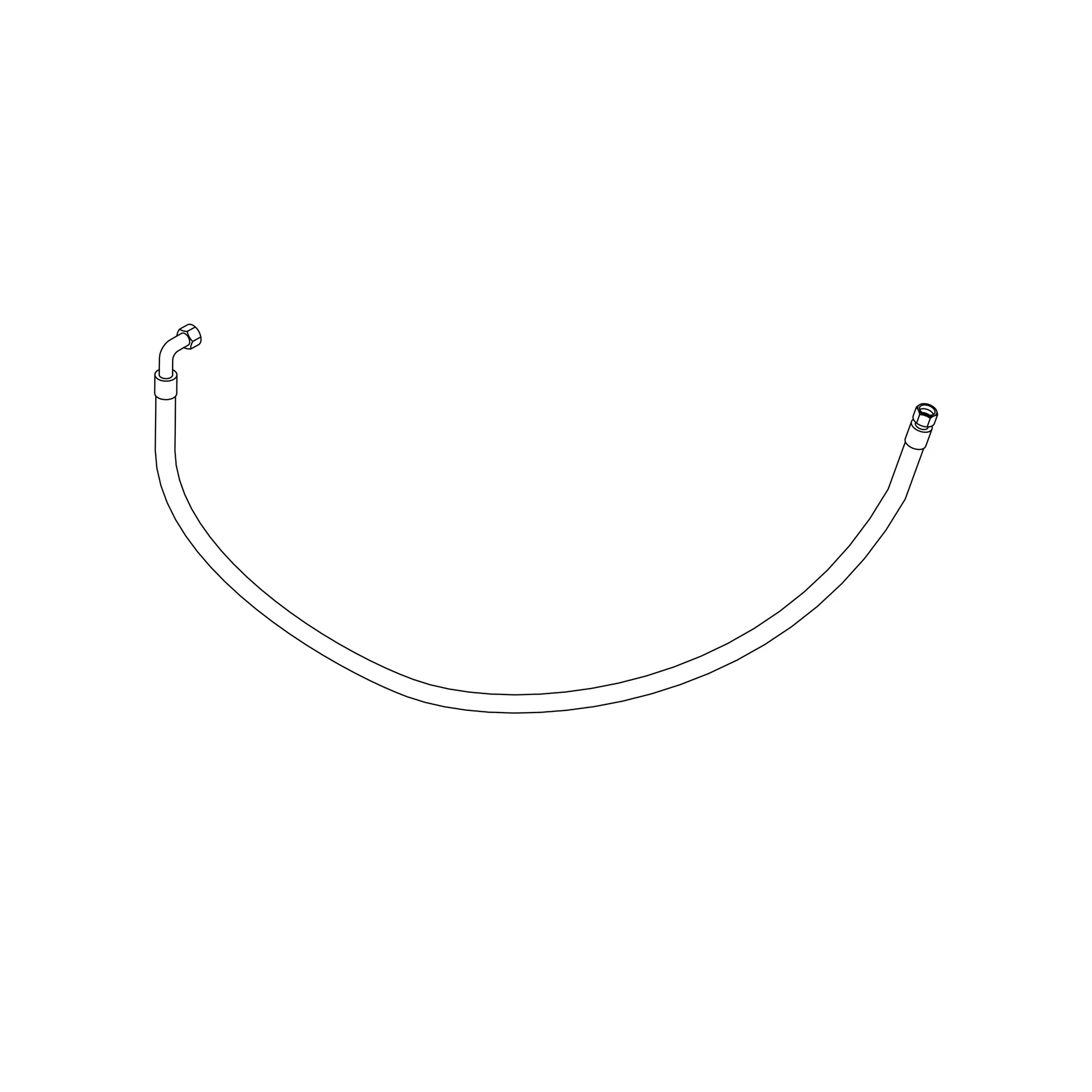 John Deere AC Refrigerant Hose - AT314534