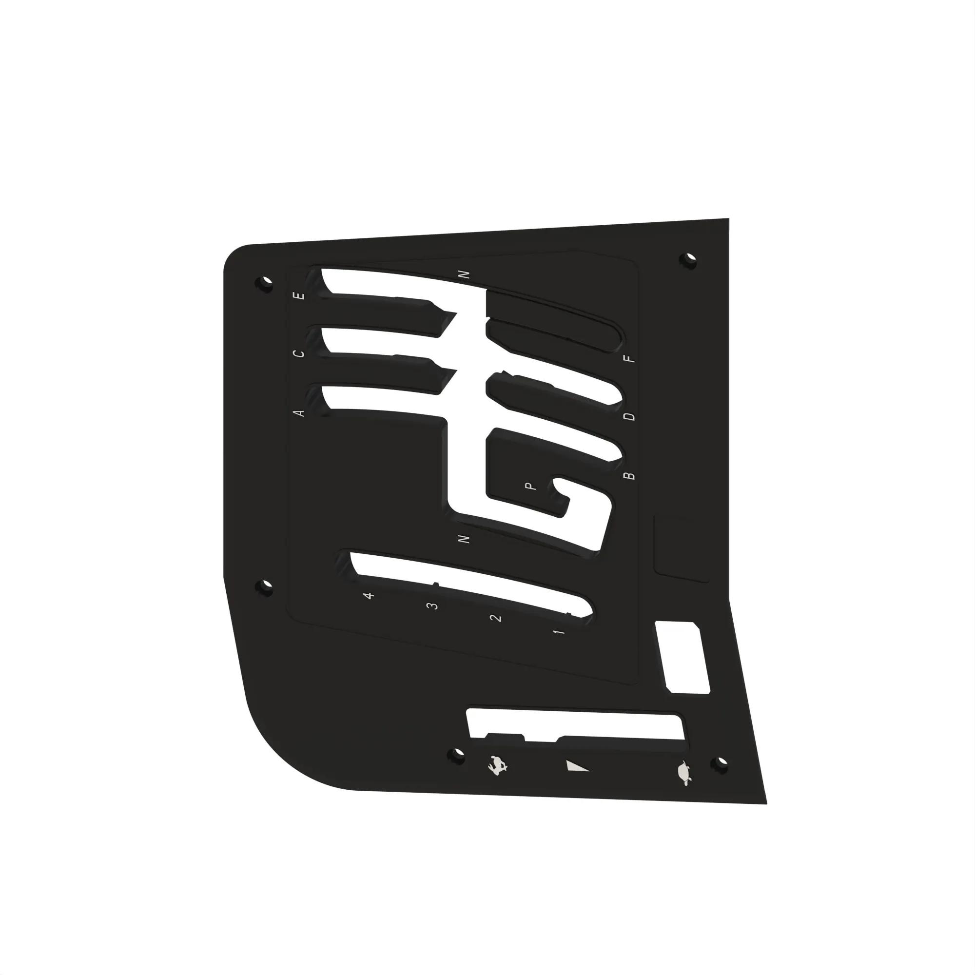 John Deere Gear Shift Guide Panel - AL112608