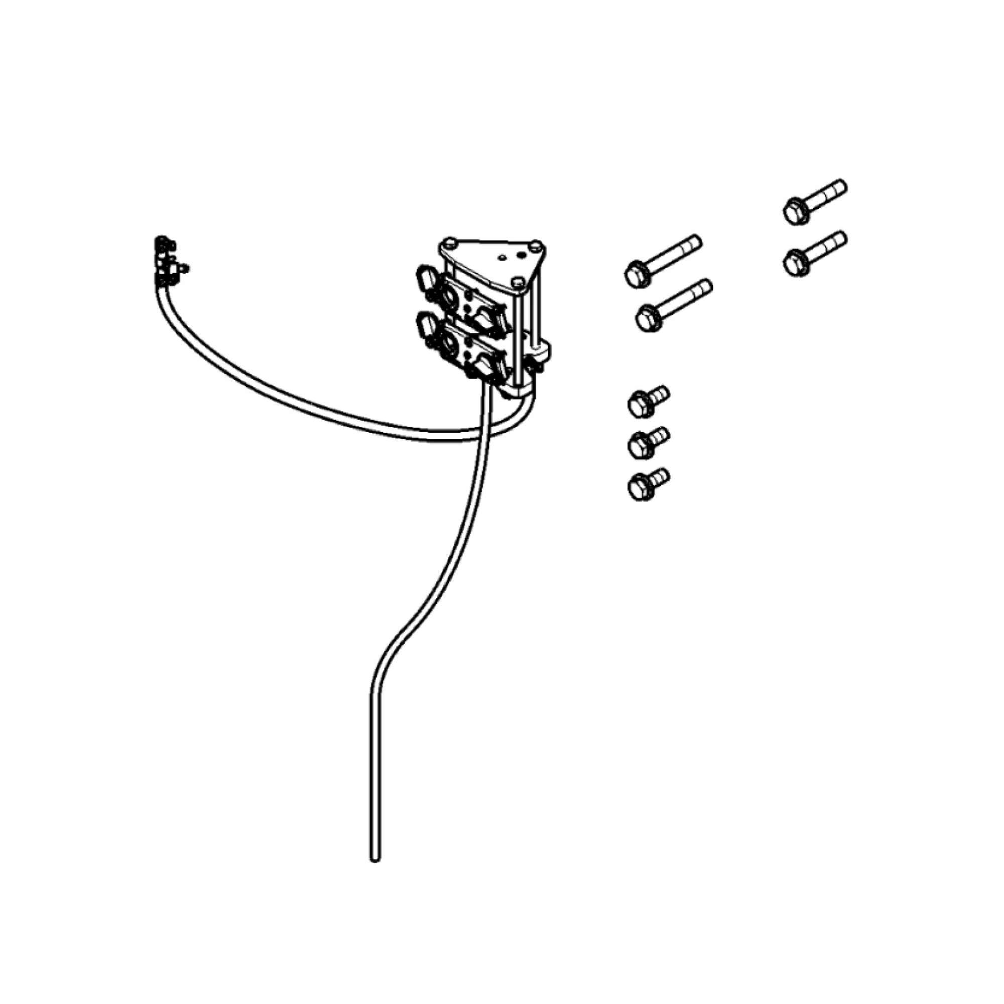 John Deere 3/4" Quick-Coupler Conversion Hardware Attachment - BRE10485