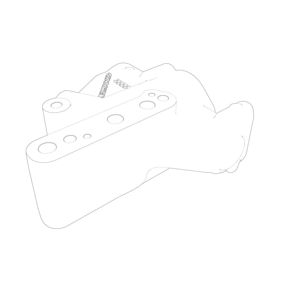 Housing, No Hitch Valve, W/ Nsp Sup
