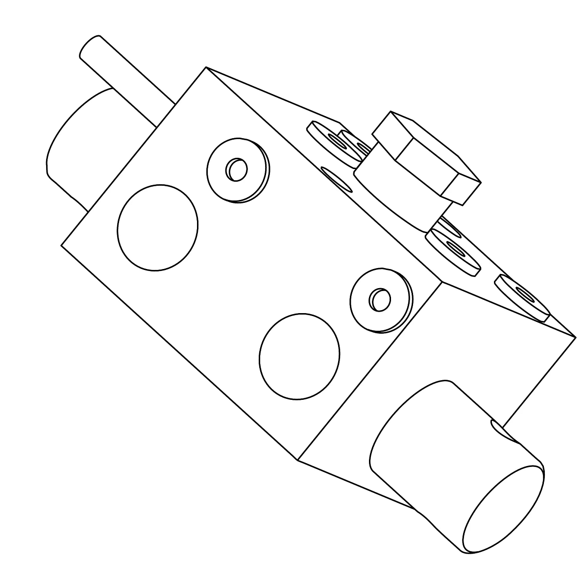 John Deere 4-Way Directional Motor Spool Valve - AA55047