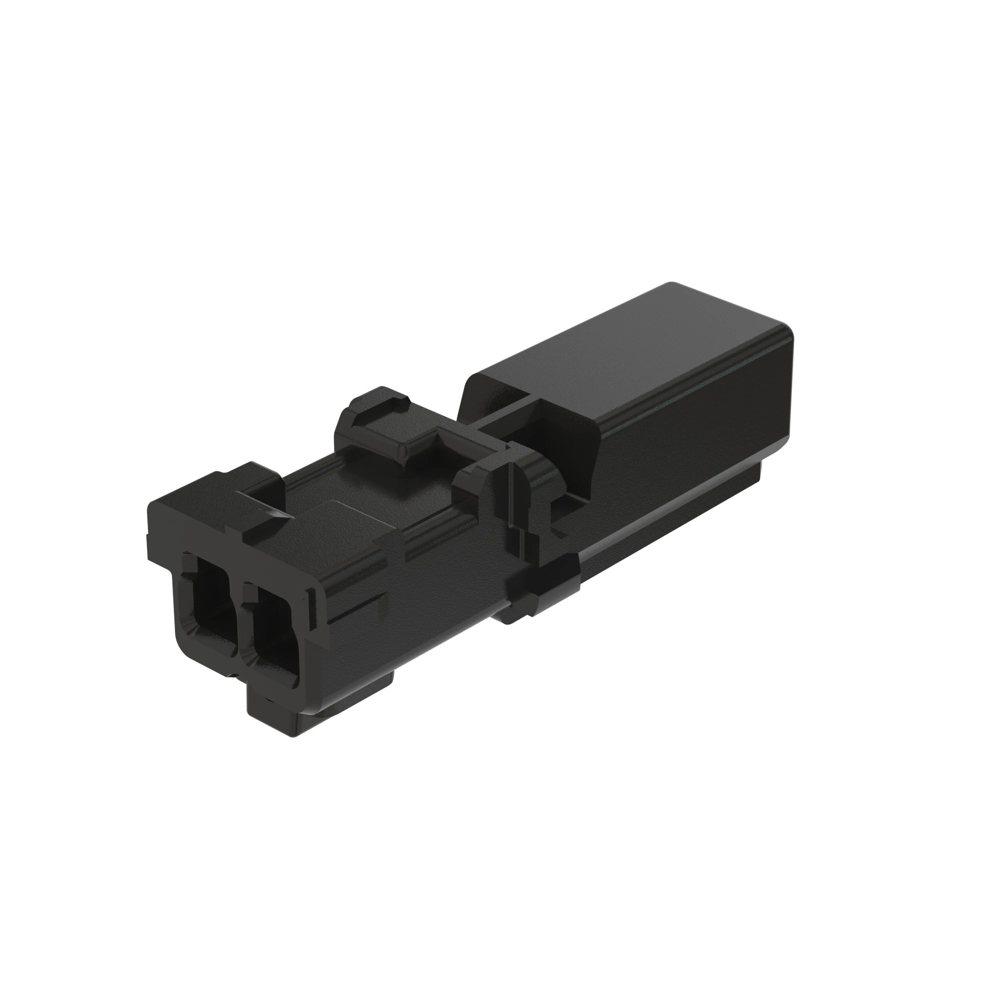 CONN TYCO MATENET 2W FS BLK PLSTC
