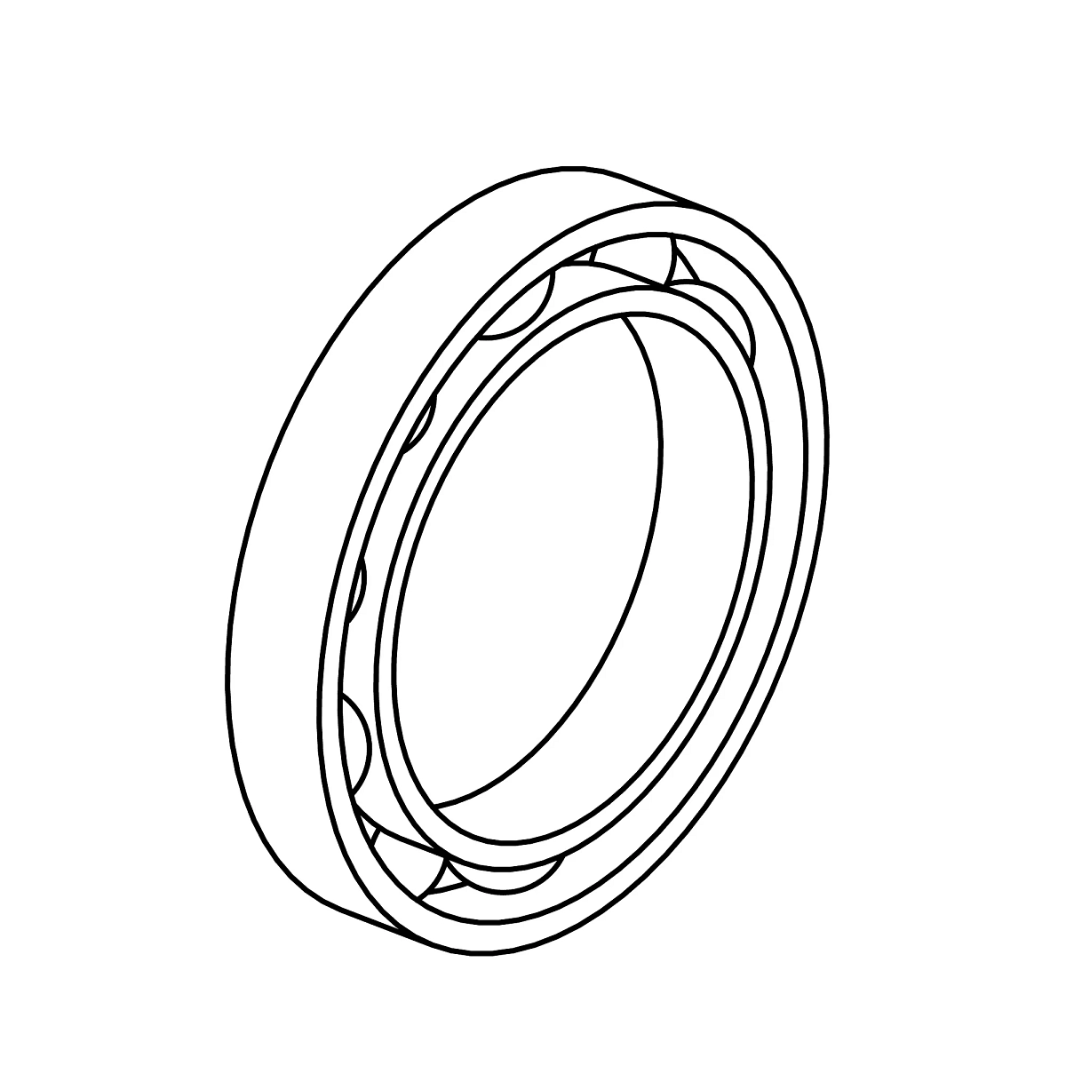 Bearing, Tapered Cup & Cone Assembl