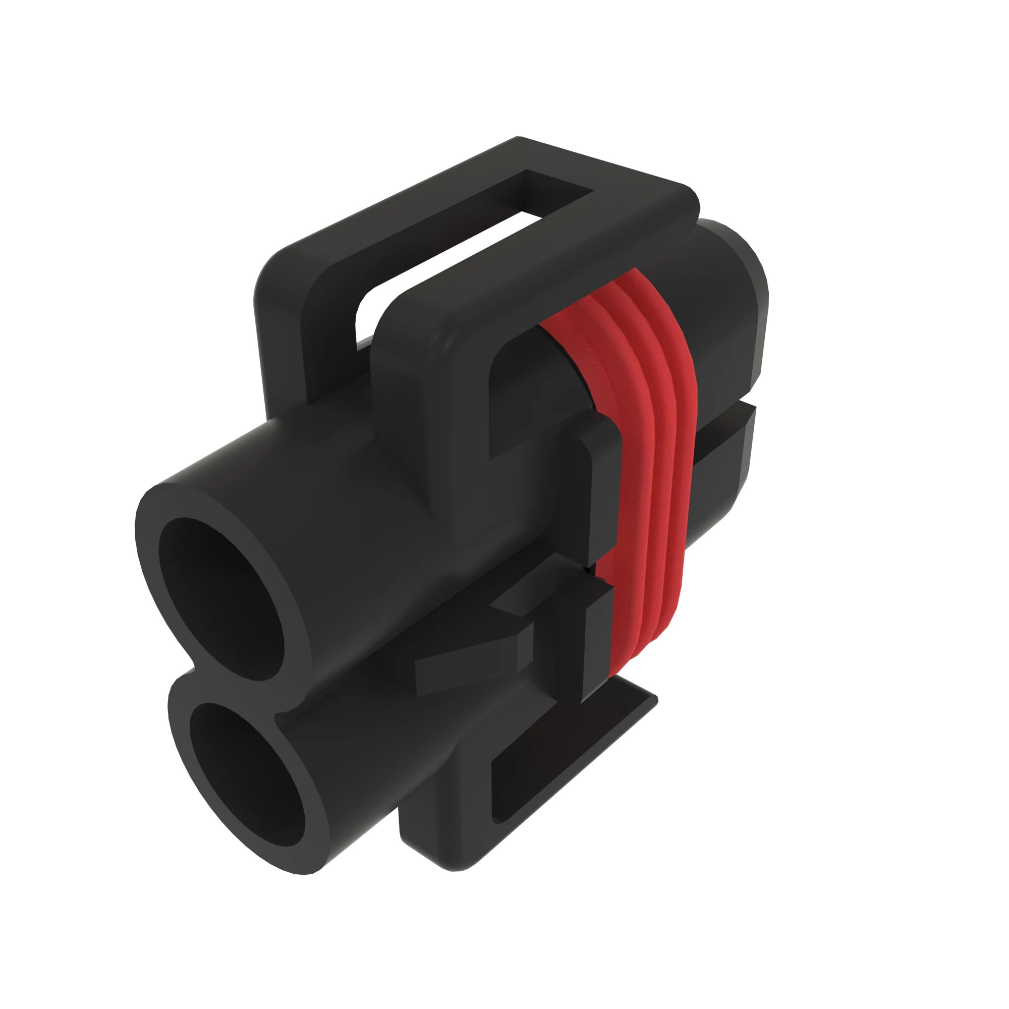 CONN DELPHI MP280 2W FS BLK PLSTC