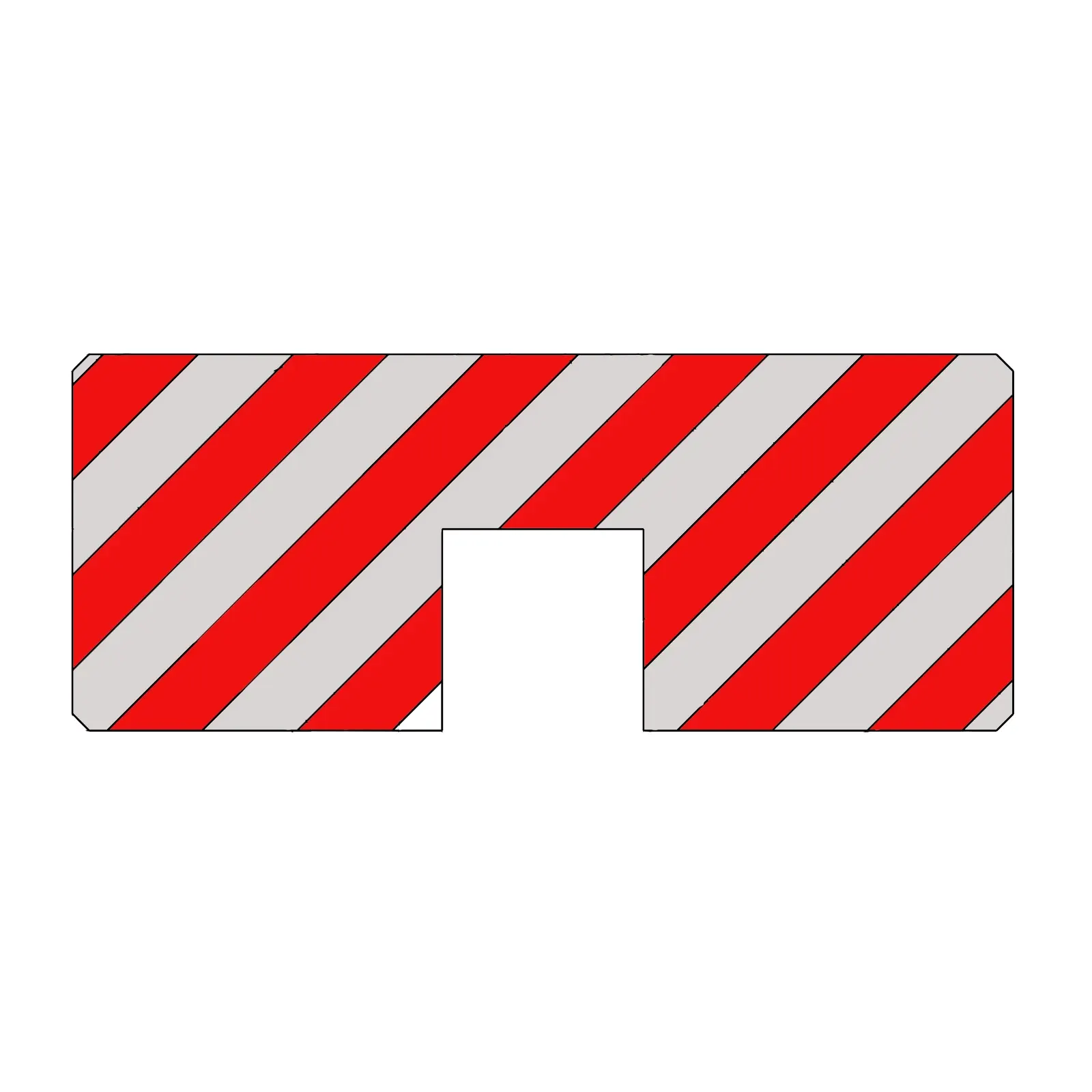 John Deere Label, Warning Stripes - F655114