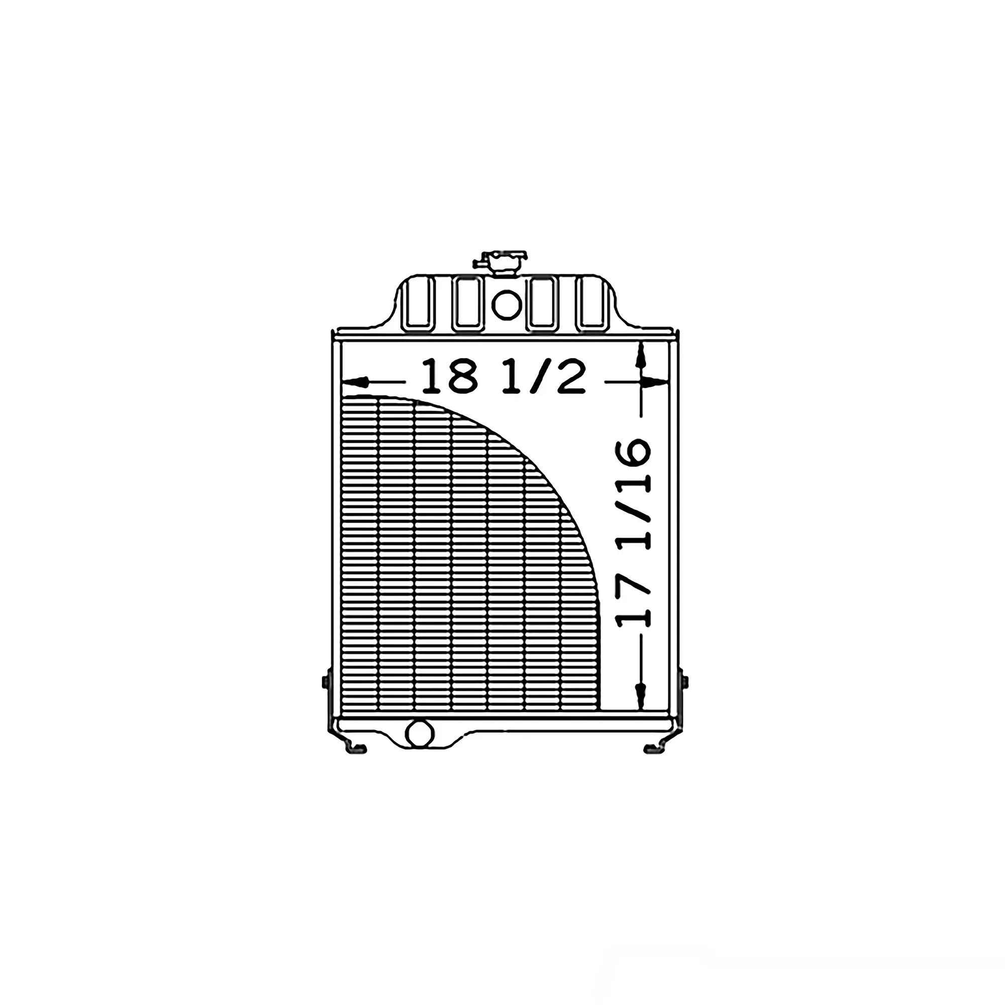 John Deere Radiator - AT20797