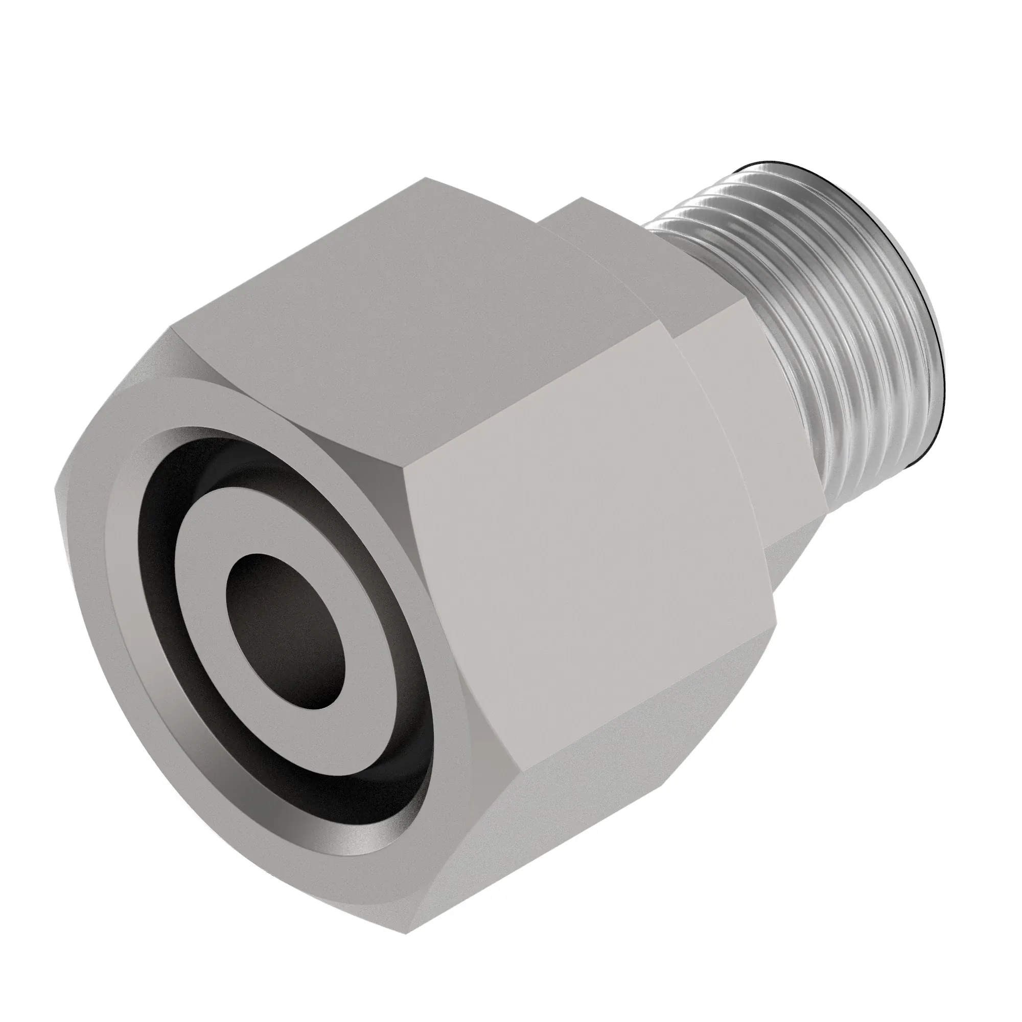 John Deere 24 Degree Reducer Connector Fitting - WY19691