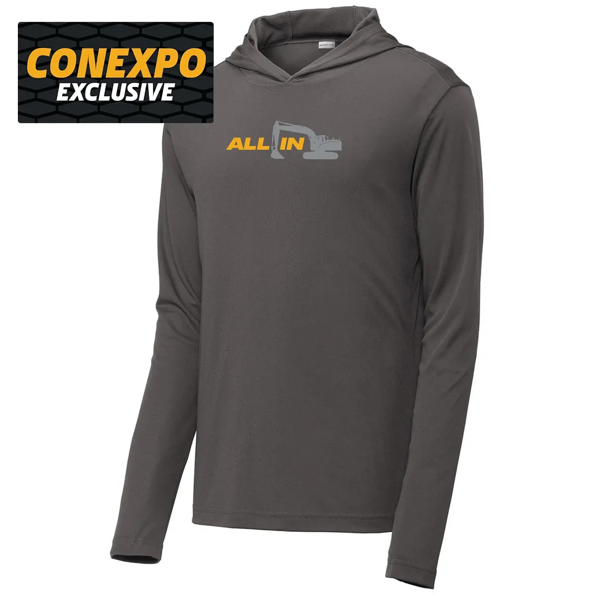 All In Poly Hooded Shirt