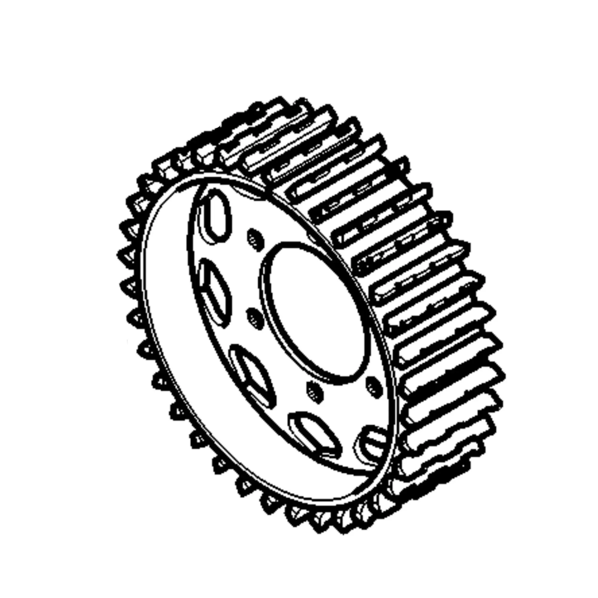 John Deere Feed Roller, Left Side - F678275