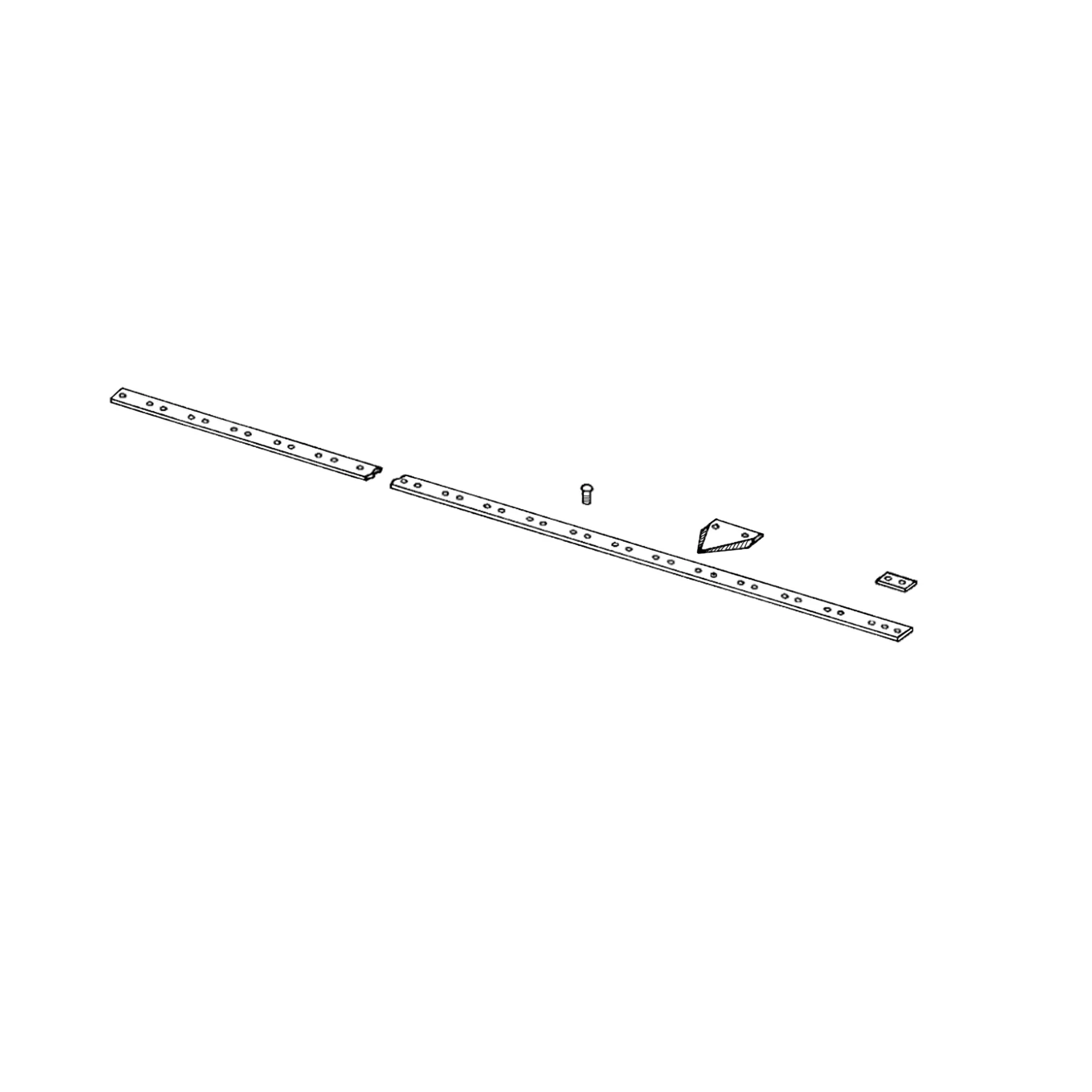 John Deere Left Side Overserrated Cutterbar, 14 Feet - AE48654