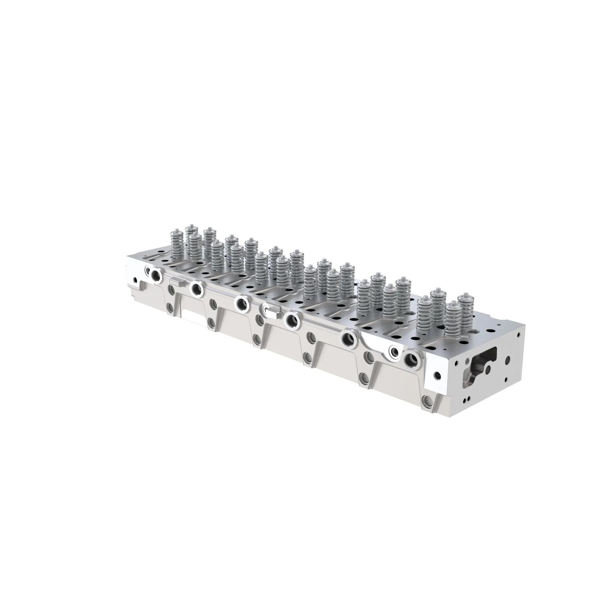 John Deere Engine Cylinder Head with Valves - RE550427